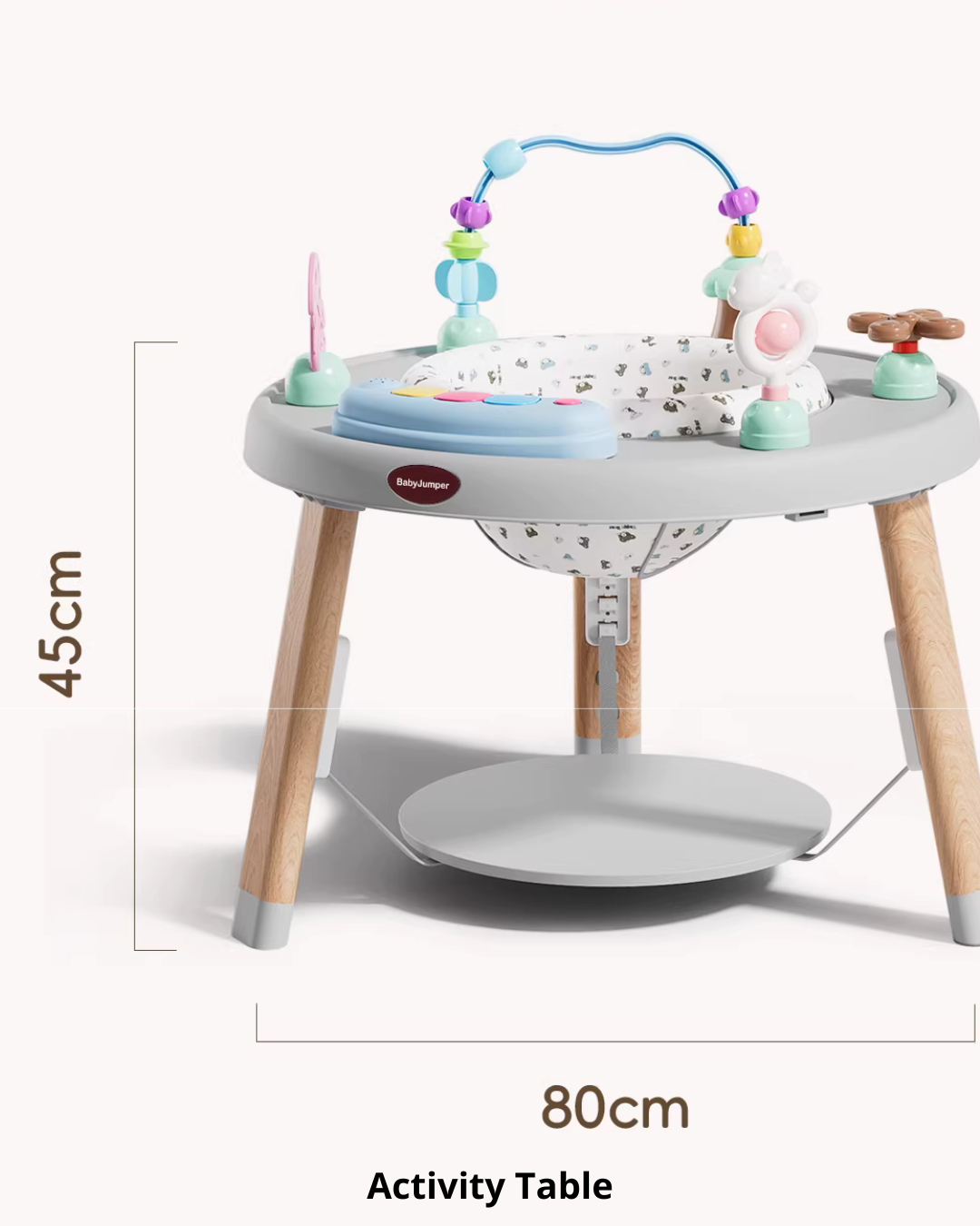 Multi-Function Baby Jumper, Activity Chair & Learning Walker | Adjustable Height, 360° Rotating Seat, Early Learning Toys for 6+ Months Toddlers