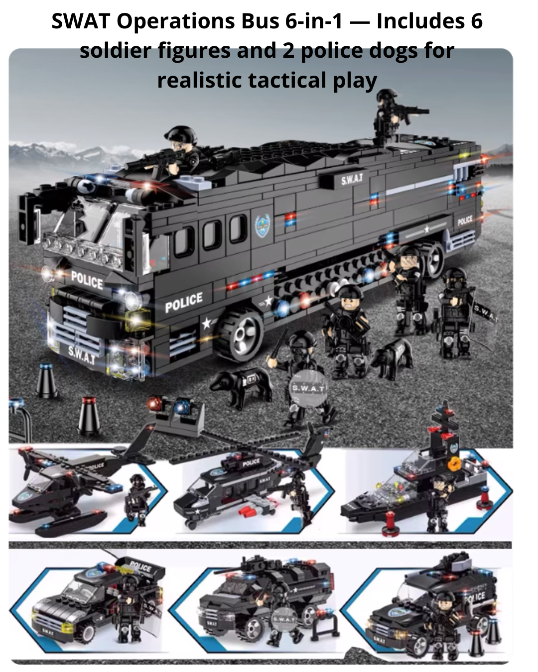 STEM Military Vehicle Building Kit for Kids – Hands-On Learning