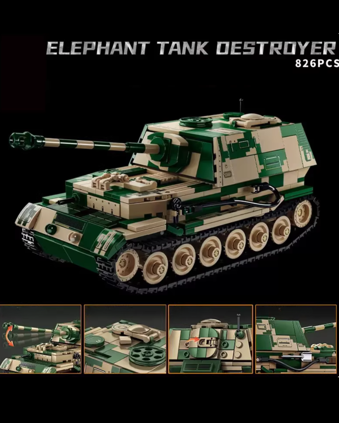 WWII Tank Model Building Set – Hands-On STEM for Focused Builders