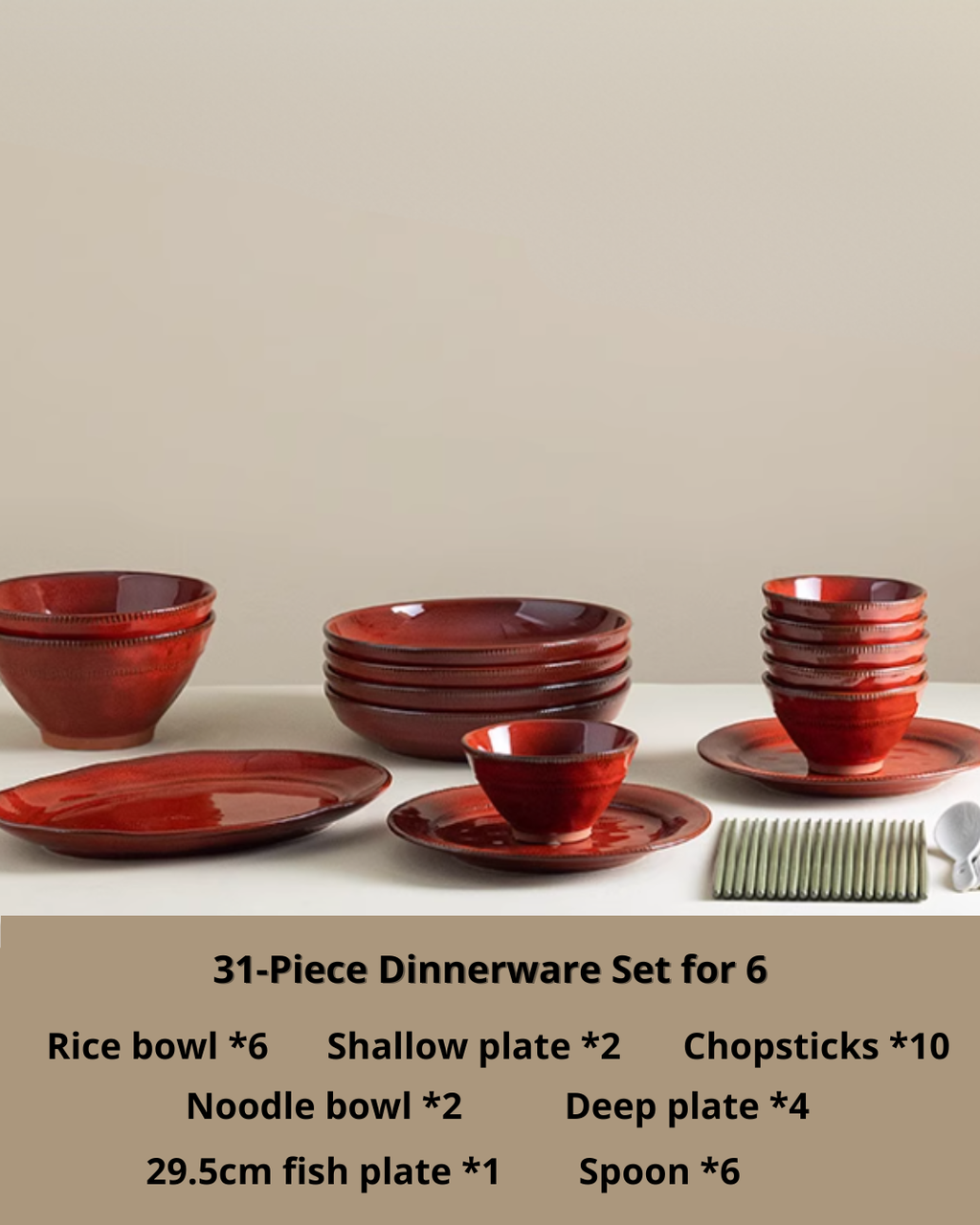 Hidden Series Porcelain Dinnerware Set – Retro Design for Everyday Use