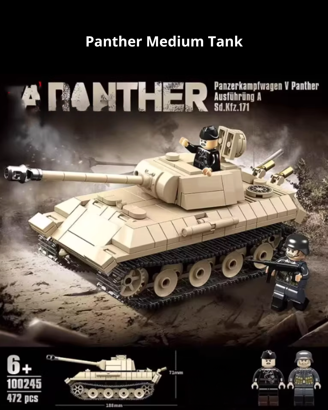 Hands-On WWII Tank Model Kit – Creative STEM Building for Teens & Adults
