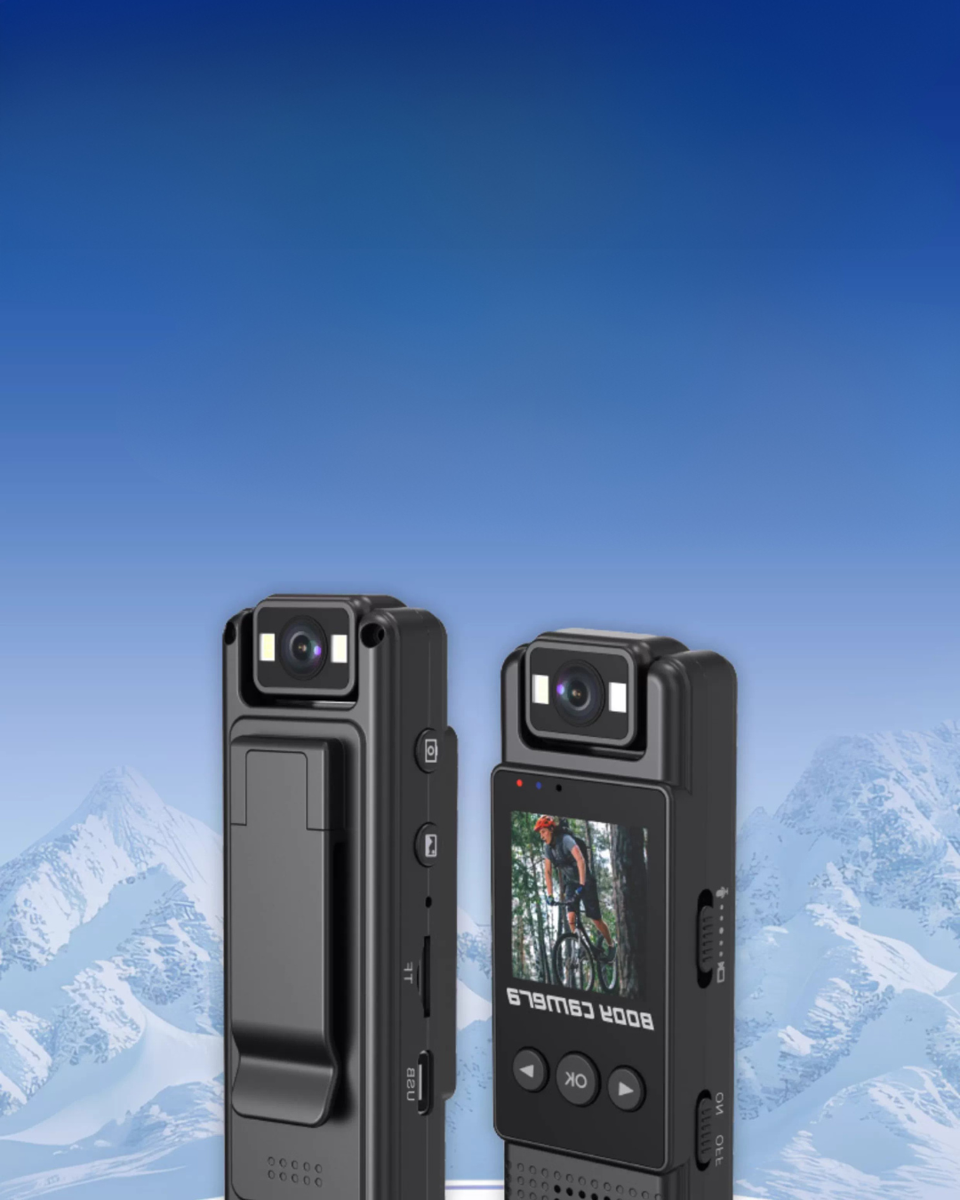 4K Action Camera – Anti-Shake, Night Vision, 180° Rotatable Lens