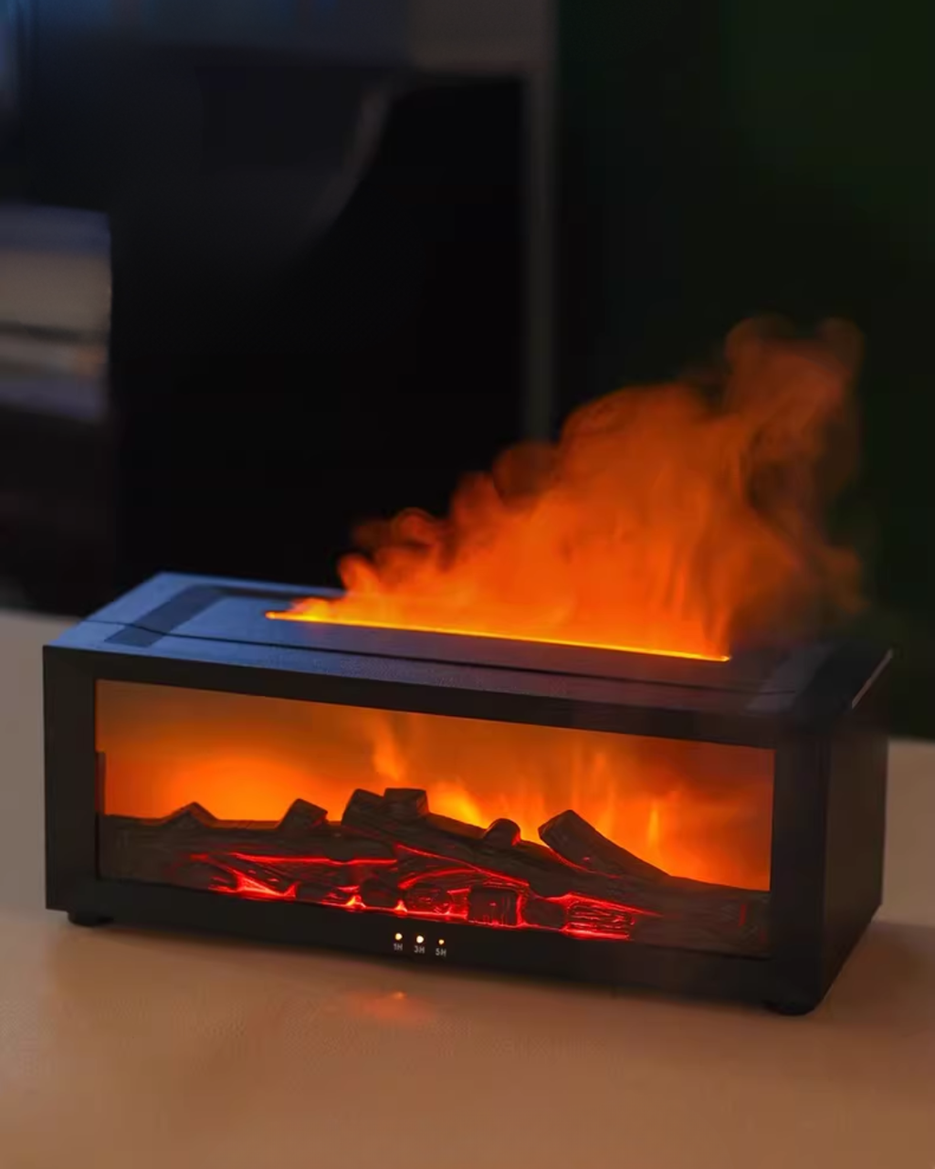 Flame Fireplace Aroma Humidifier & Air Purifier