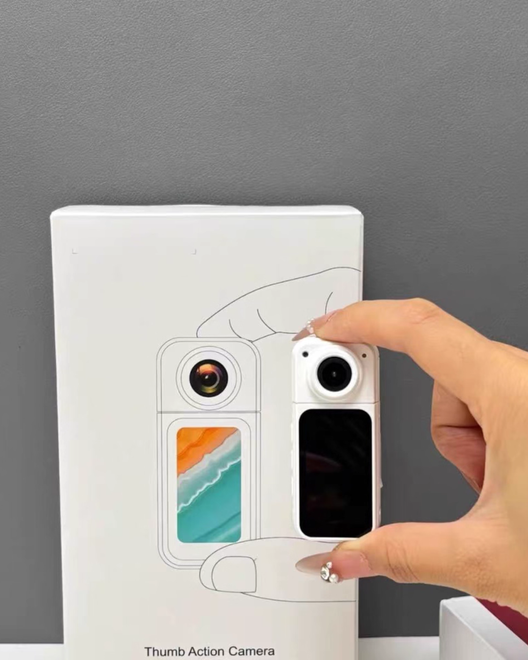 Ultra-Mini 2.7K Thumb Action Camera – Wearable Hands-Free POV Recording