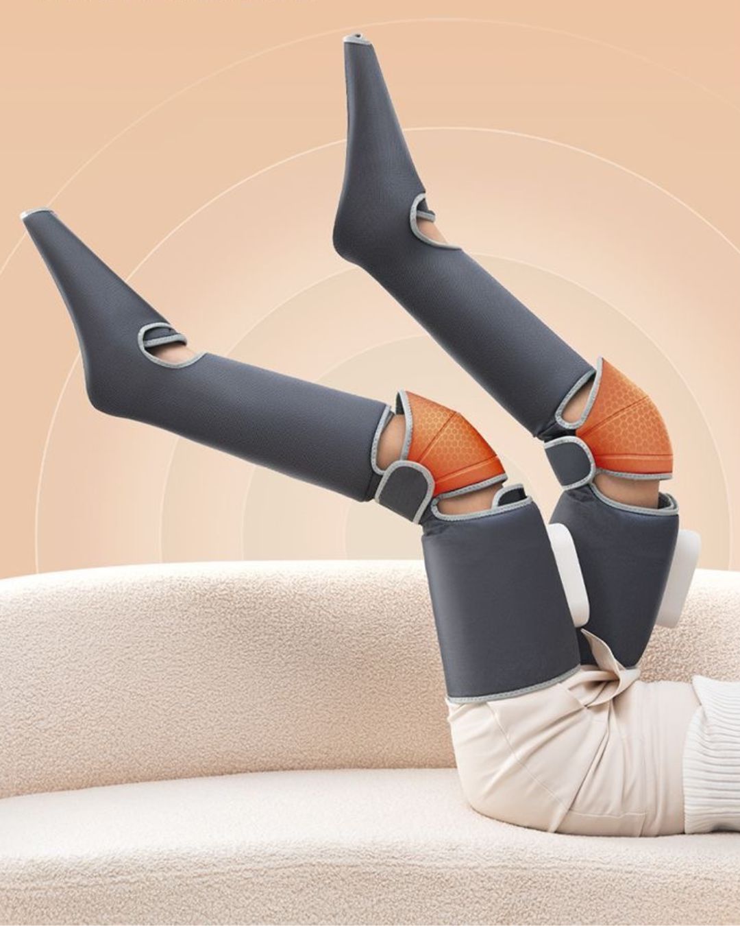 Wireless Heated Knee Massager with Air Compression & Graphene Heat