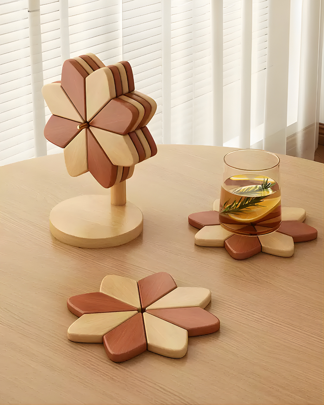 Windmill Bamboo Trivet & Heat-Resistant Table Mat