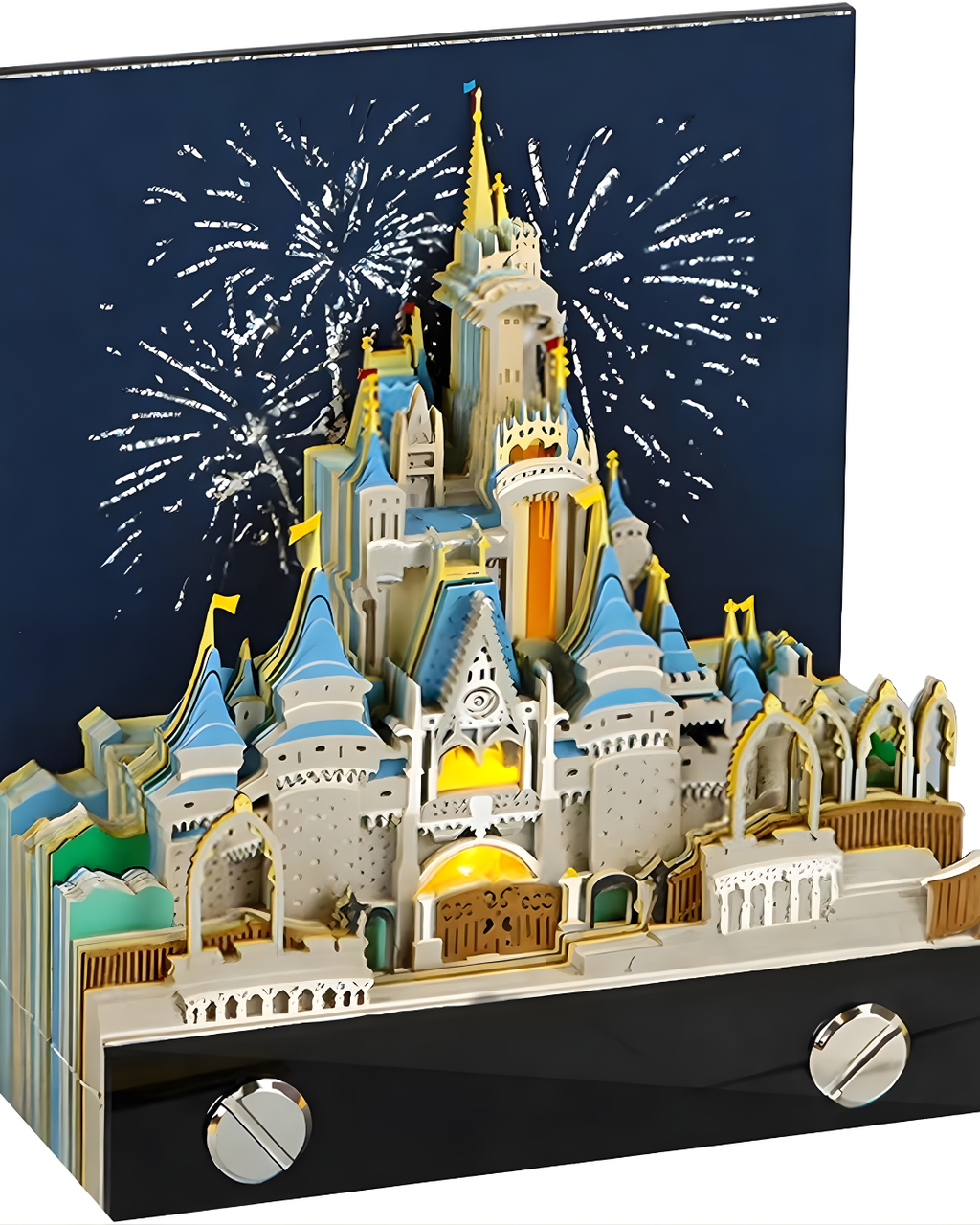 2026 Magic Castle 3D Calendar – Paper Art Desk Decor with Light