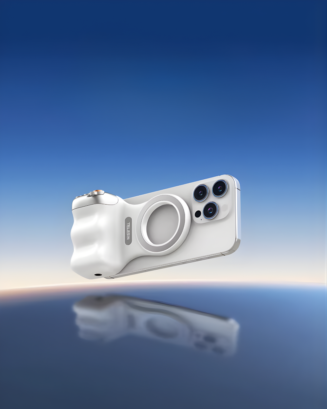 Magnetic Phone Camera Grip with Fill Light for Vlogging
