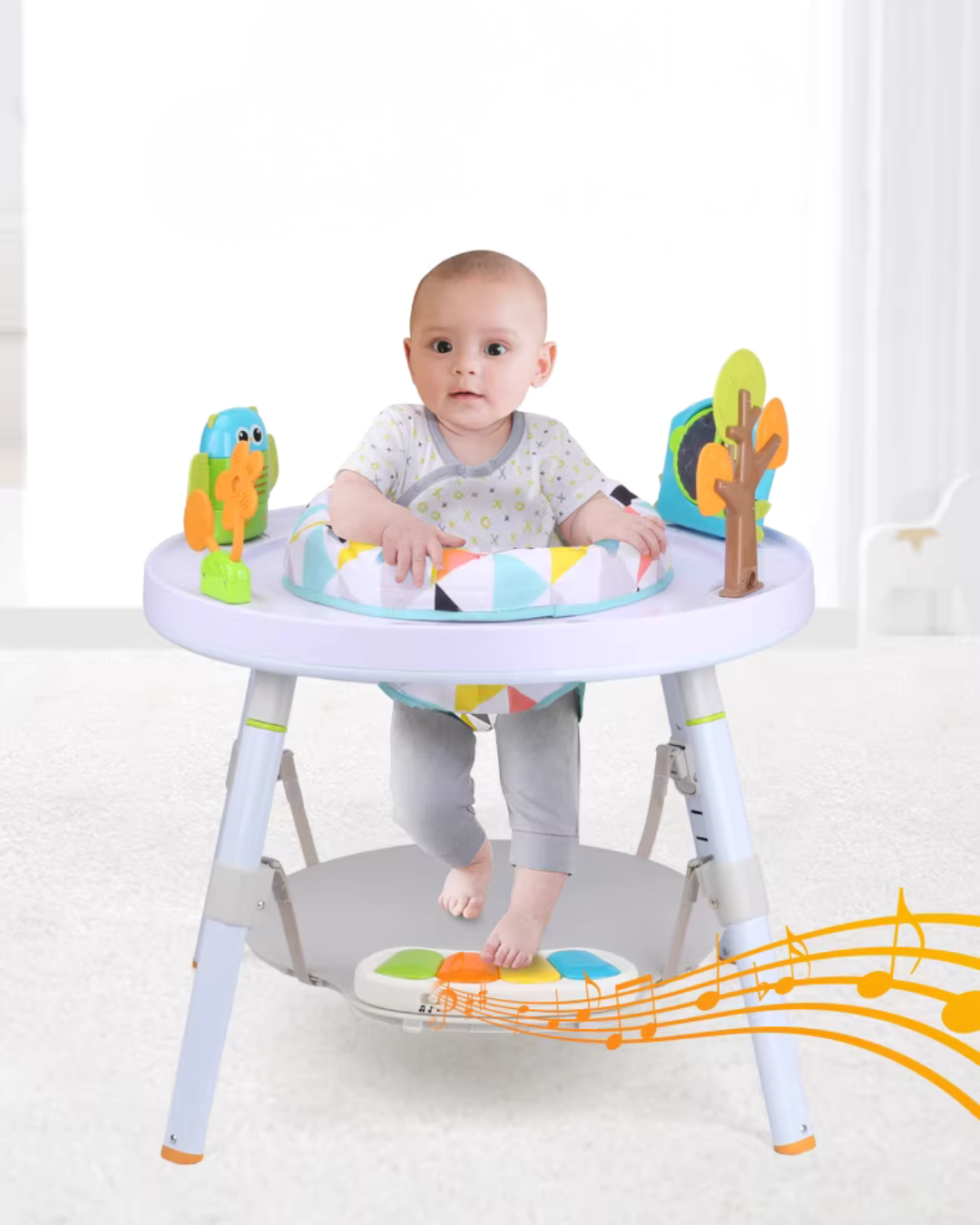 Early Learning Jumper Chair & Activity Center with Music & Toys