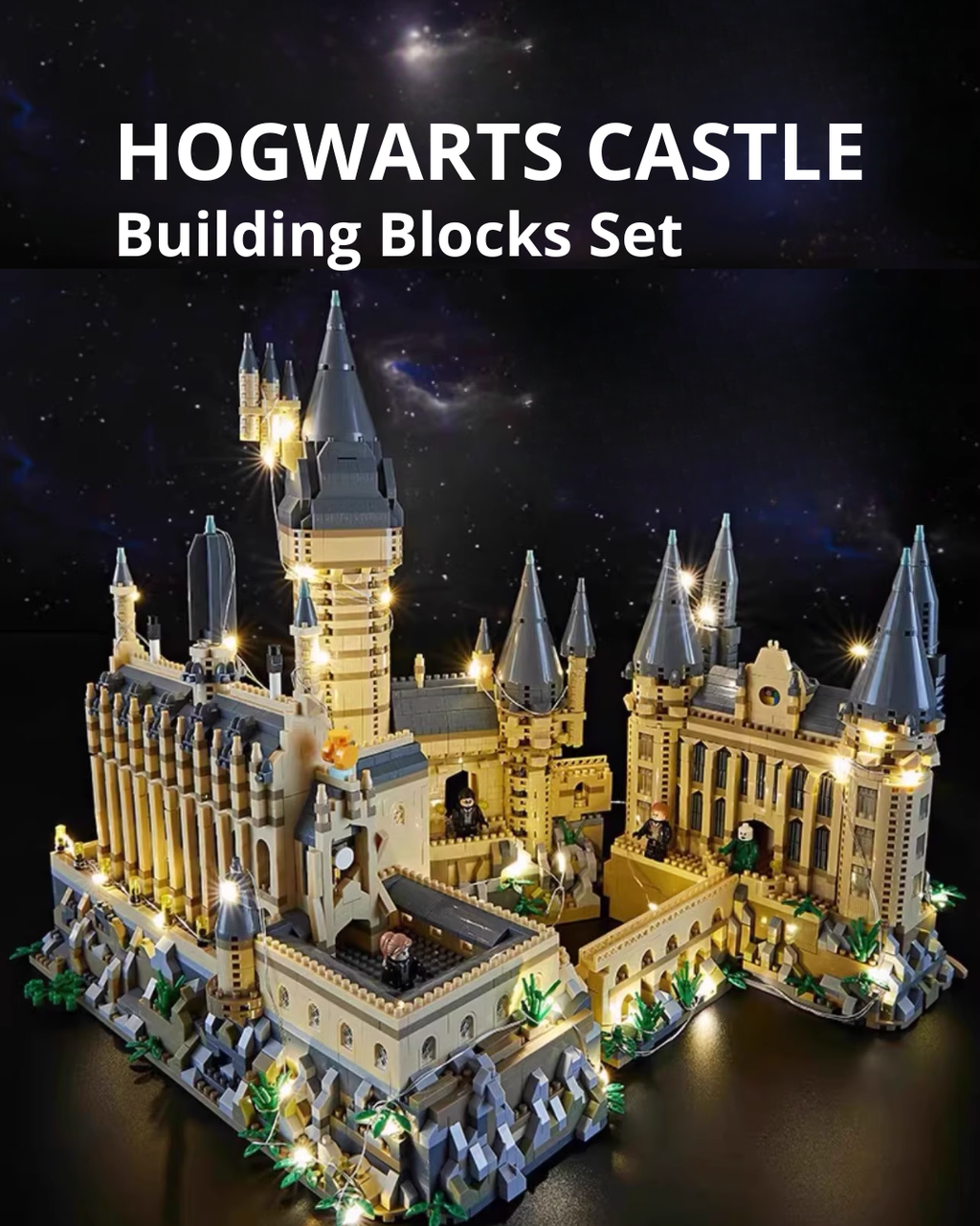 Hogwarts Castle Building Blocks Set – Harry Potter Construction Toy