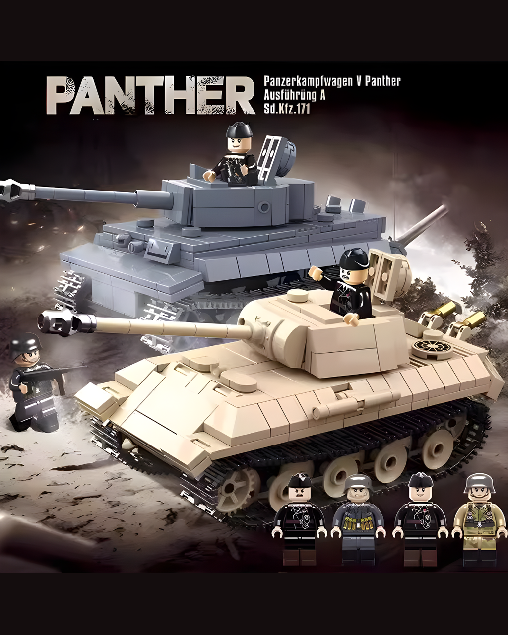 Hands-On WWII Tank Model Kit – Creative STEM Building for Teens & Adults