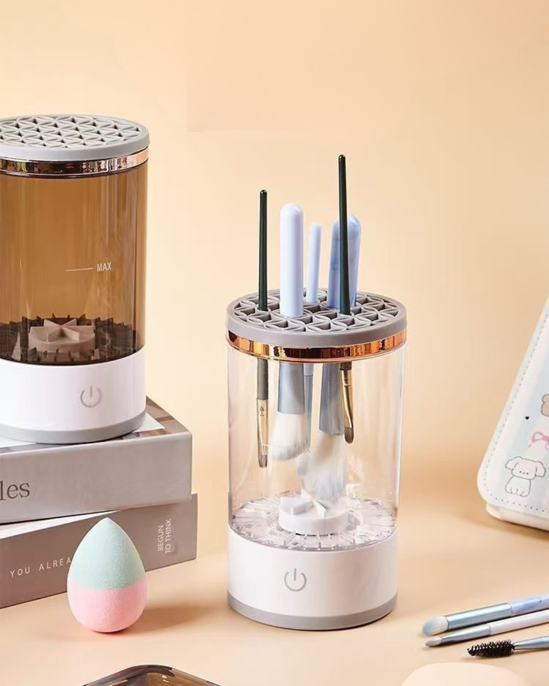 USB Makeup Brush Cleaner & Dryer – Quick, Travel-Friendly Beauty Tool