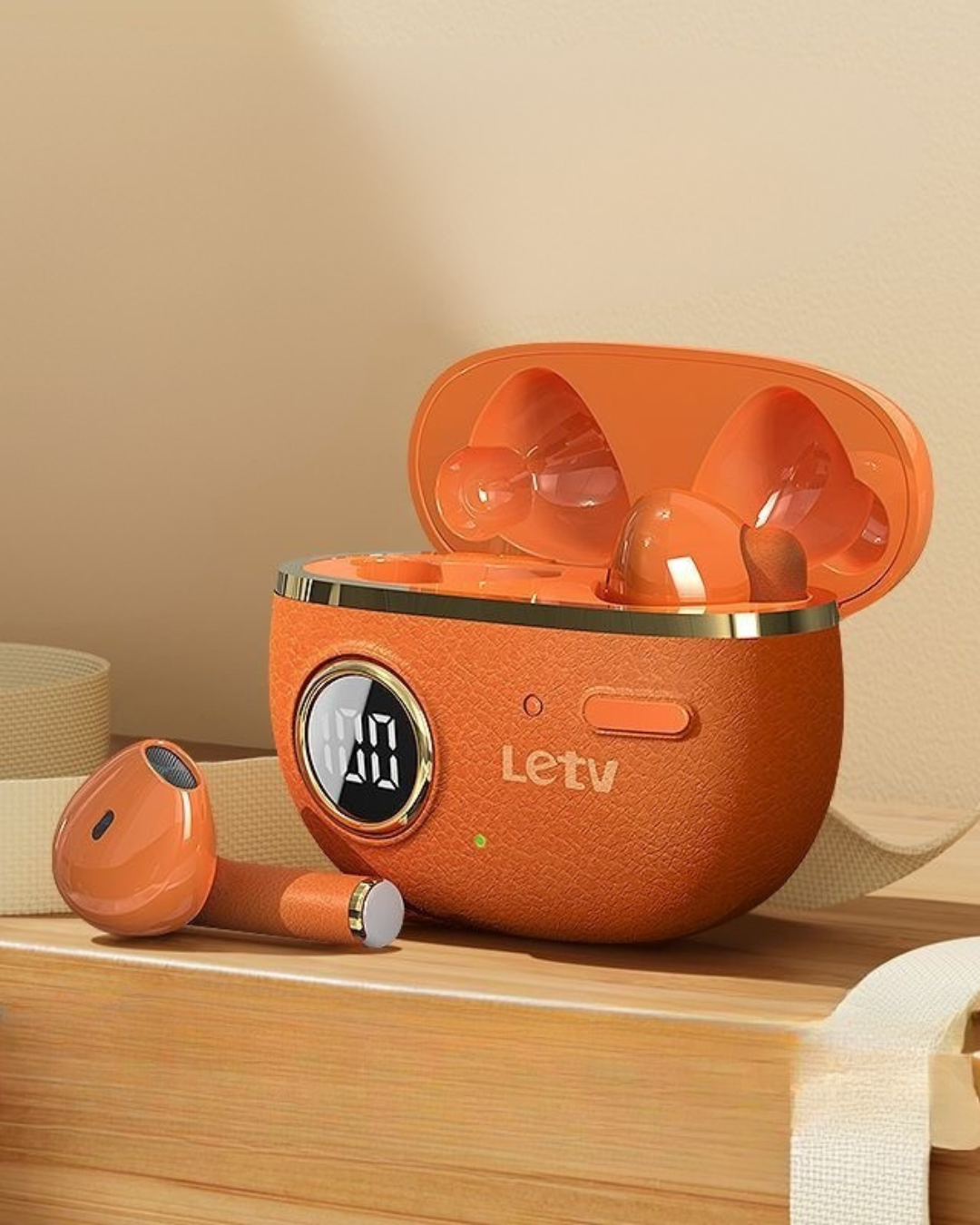 Bluetooth 5.4 Wireless Earbuds – HiFi Sound, Low-Latency & LED Battery