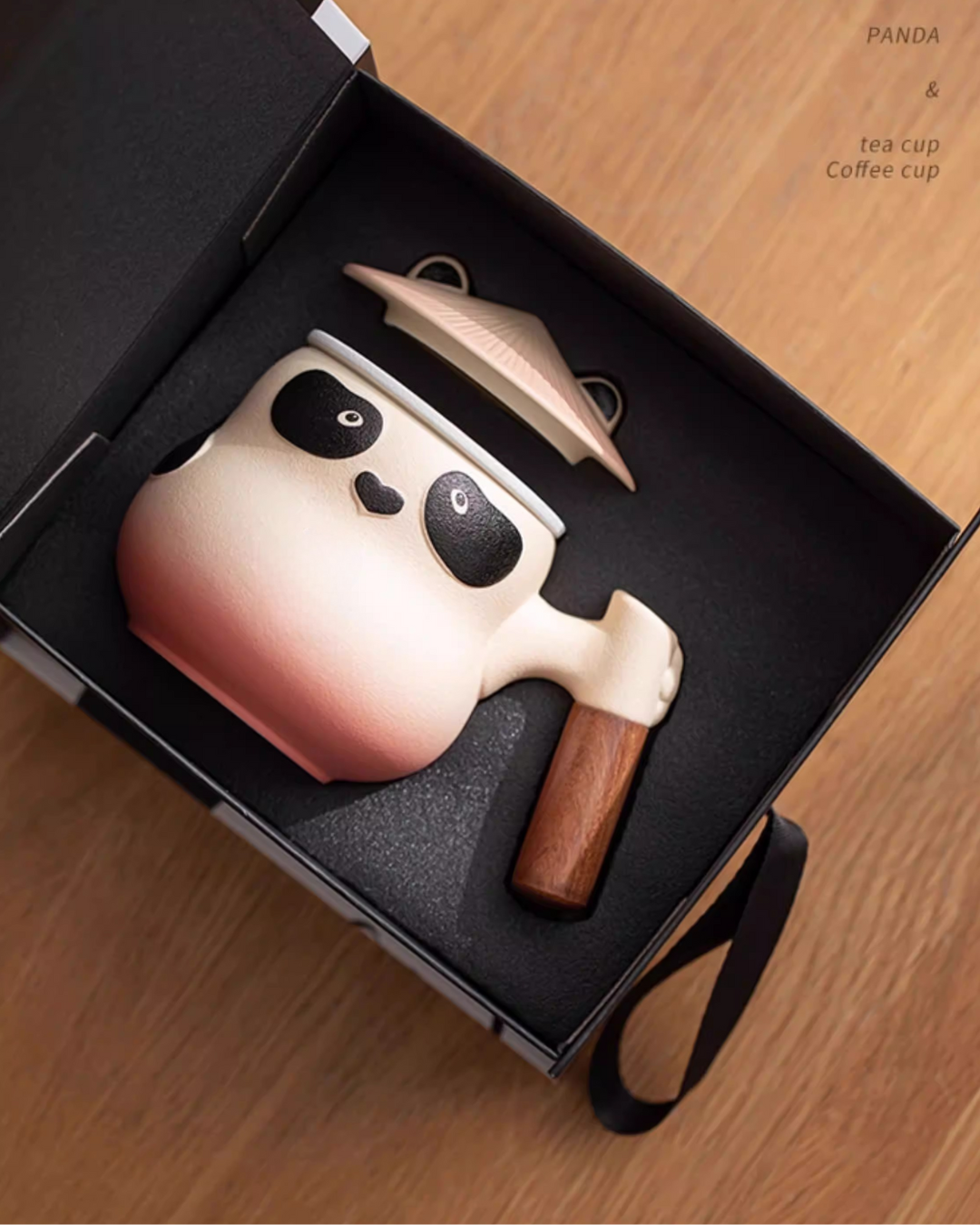 Panda Hero Tea & Coffee Cup Set for Calm Daily Moments