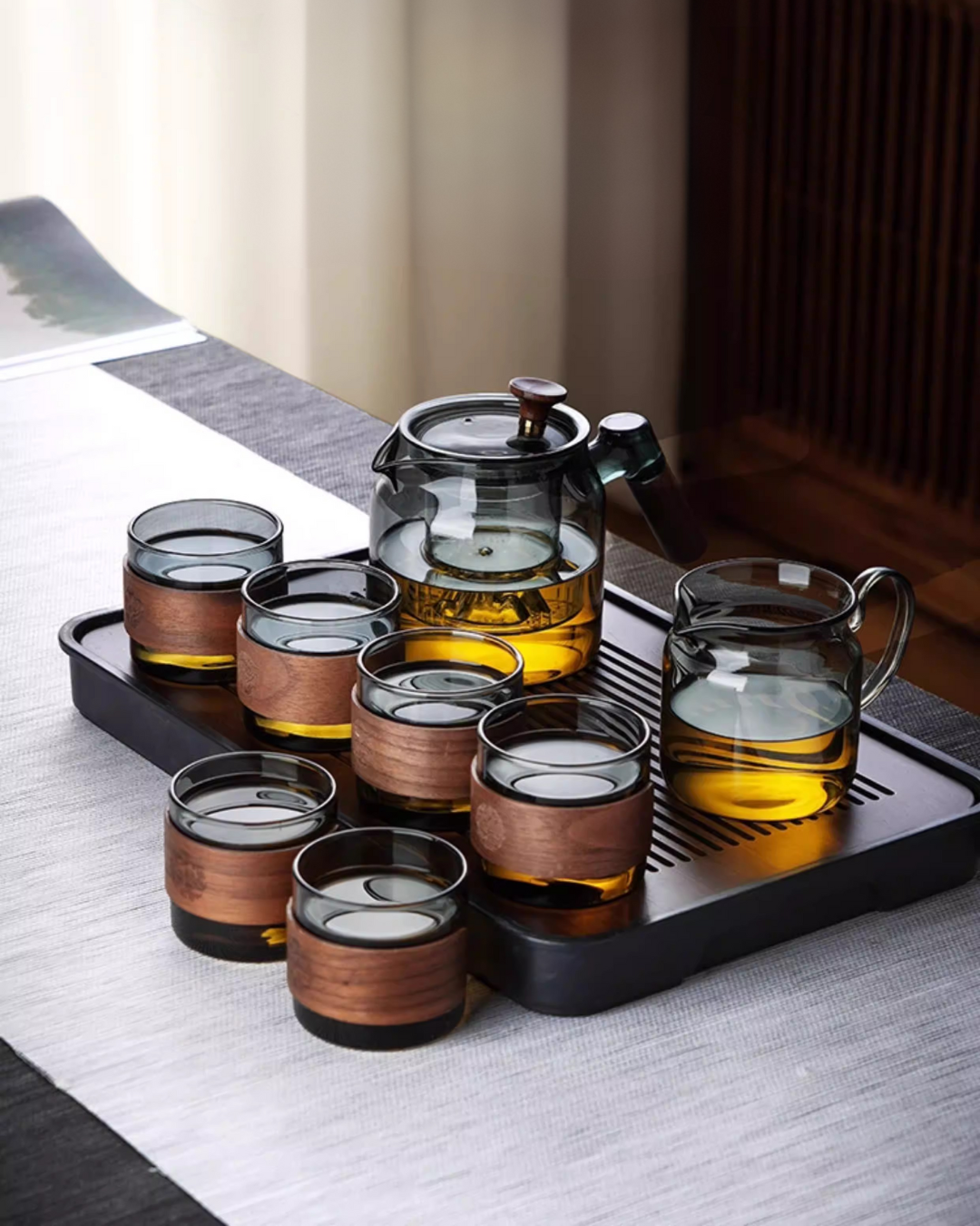 Elegant Glass Tea Set for Everyday Brewing & Mindful Gatherings