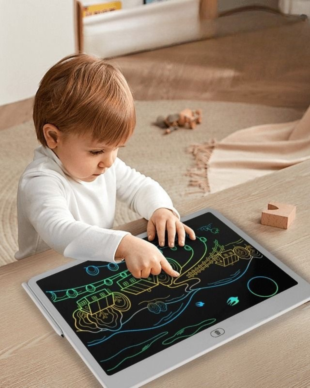 Large 16" Kids LCD Drawing & Writing Tablet – Safe & Mess-Free