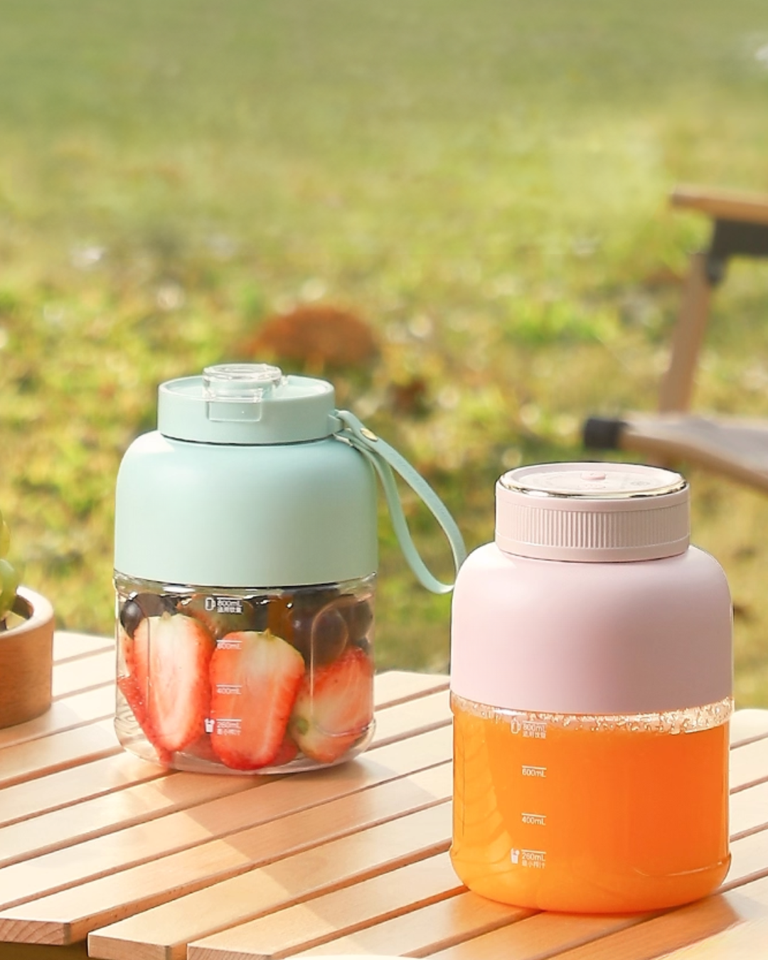 Compact Wireless Juicer Cup for Smoothies and Fresh Juice