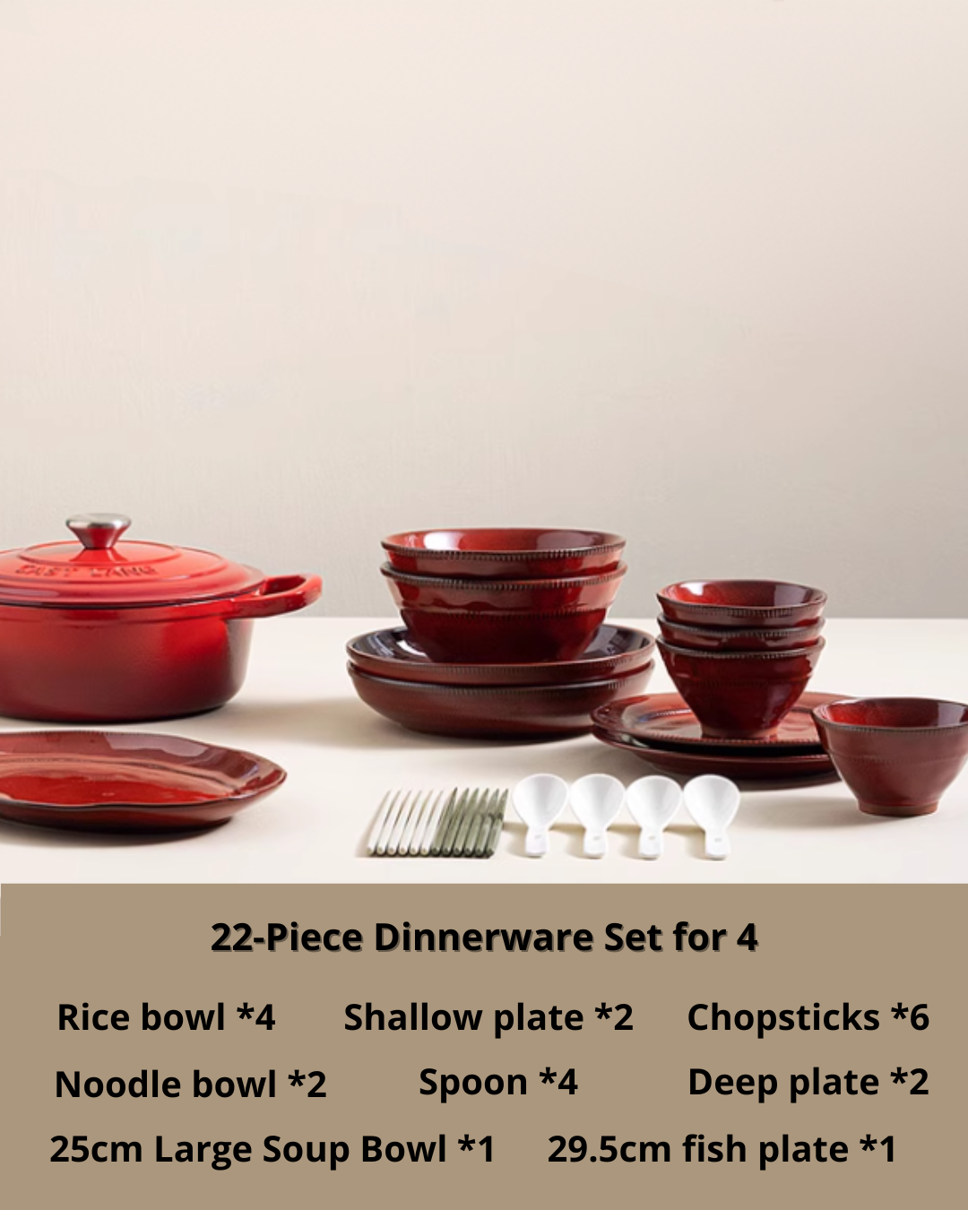 Hidden Series Porcelain Dinnerware Set – Retro Design for Everyday Use