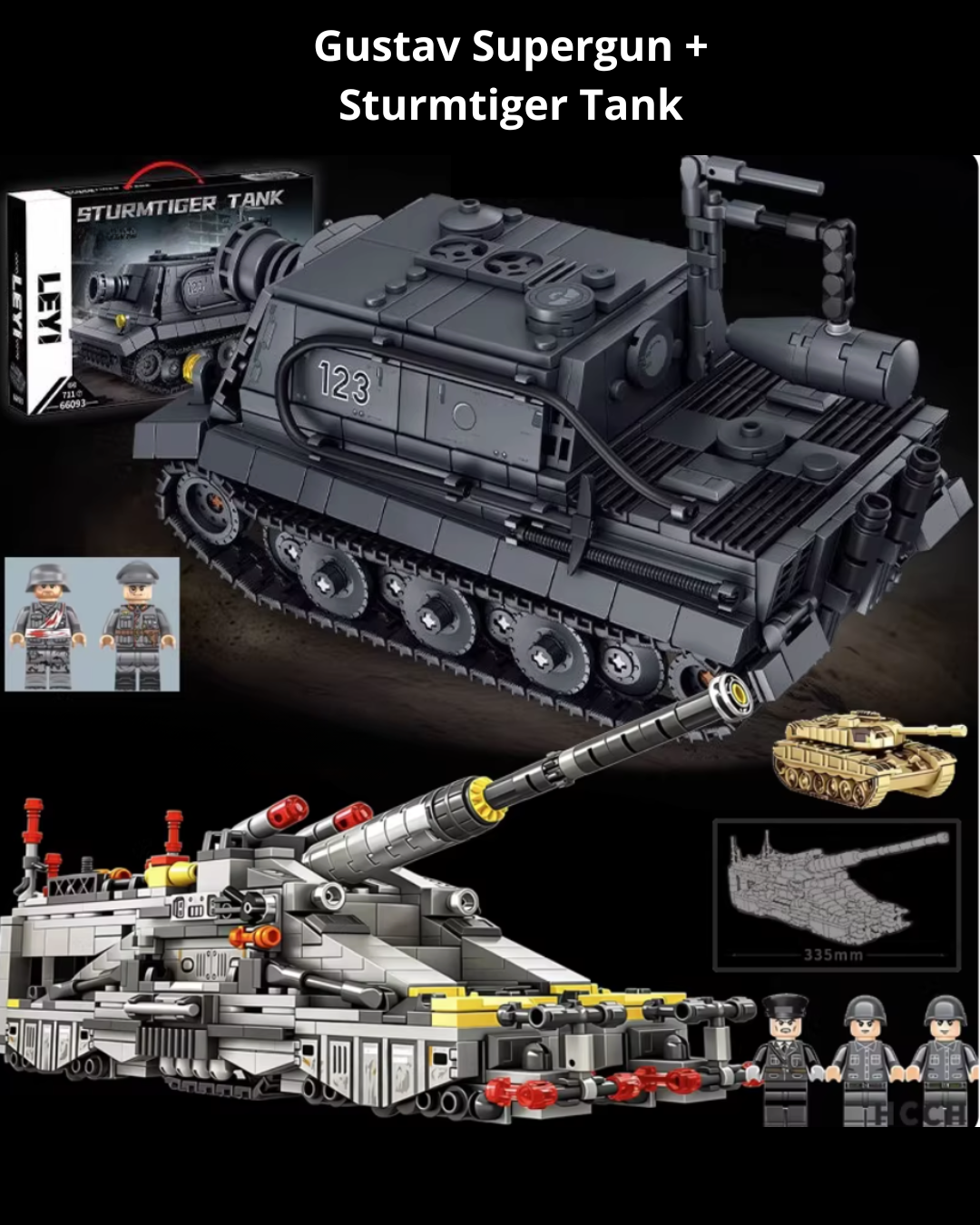 WWII Tank Model Building Set – Hands-On STEM for Focused Builders