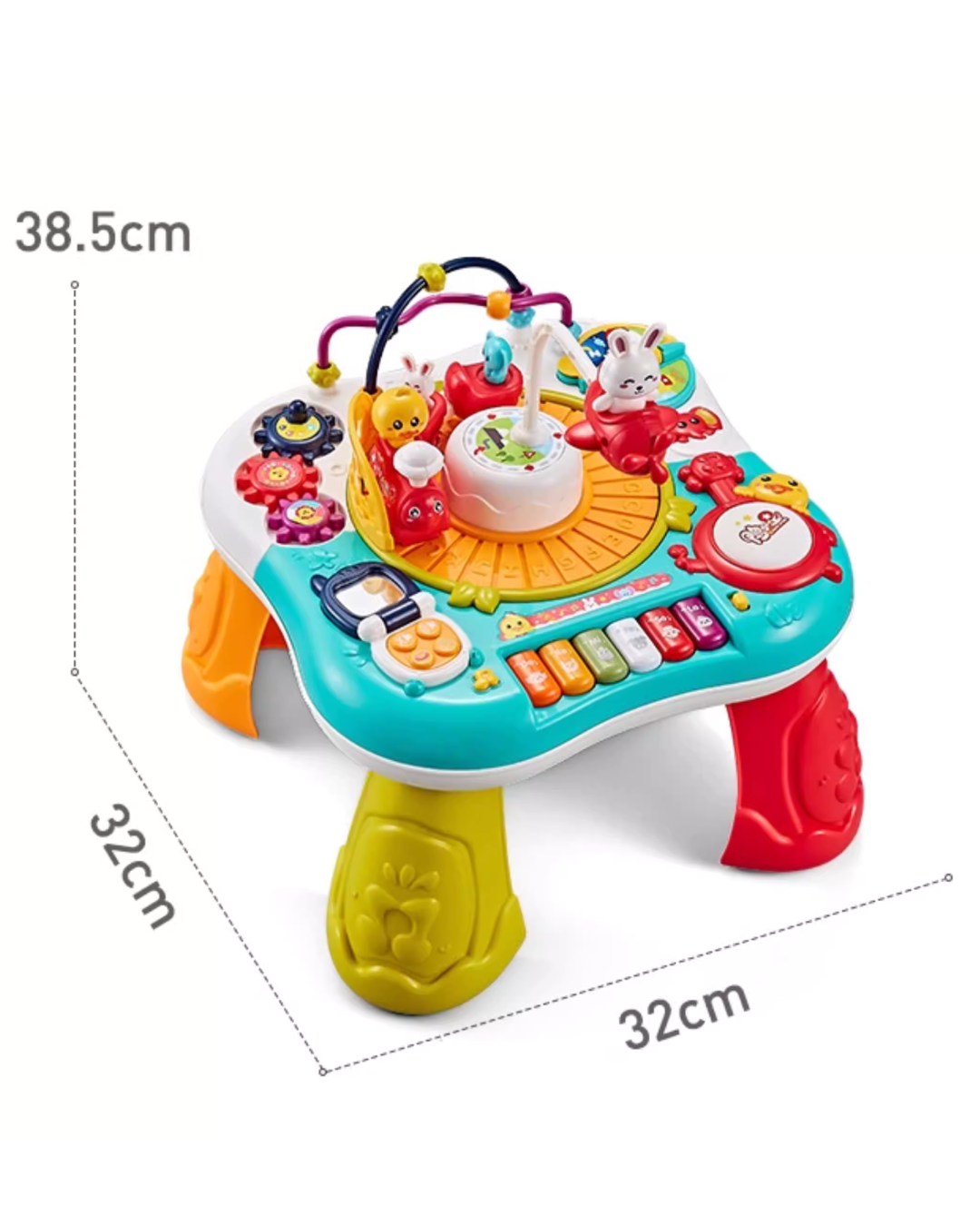 Toddler Activity Learning Table – Music, Blocks & Interactive Play 10+ Months