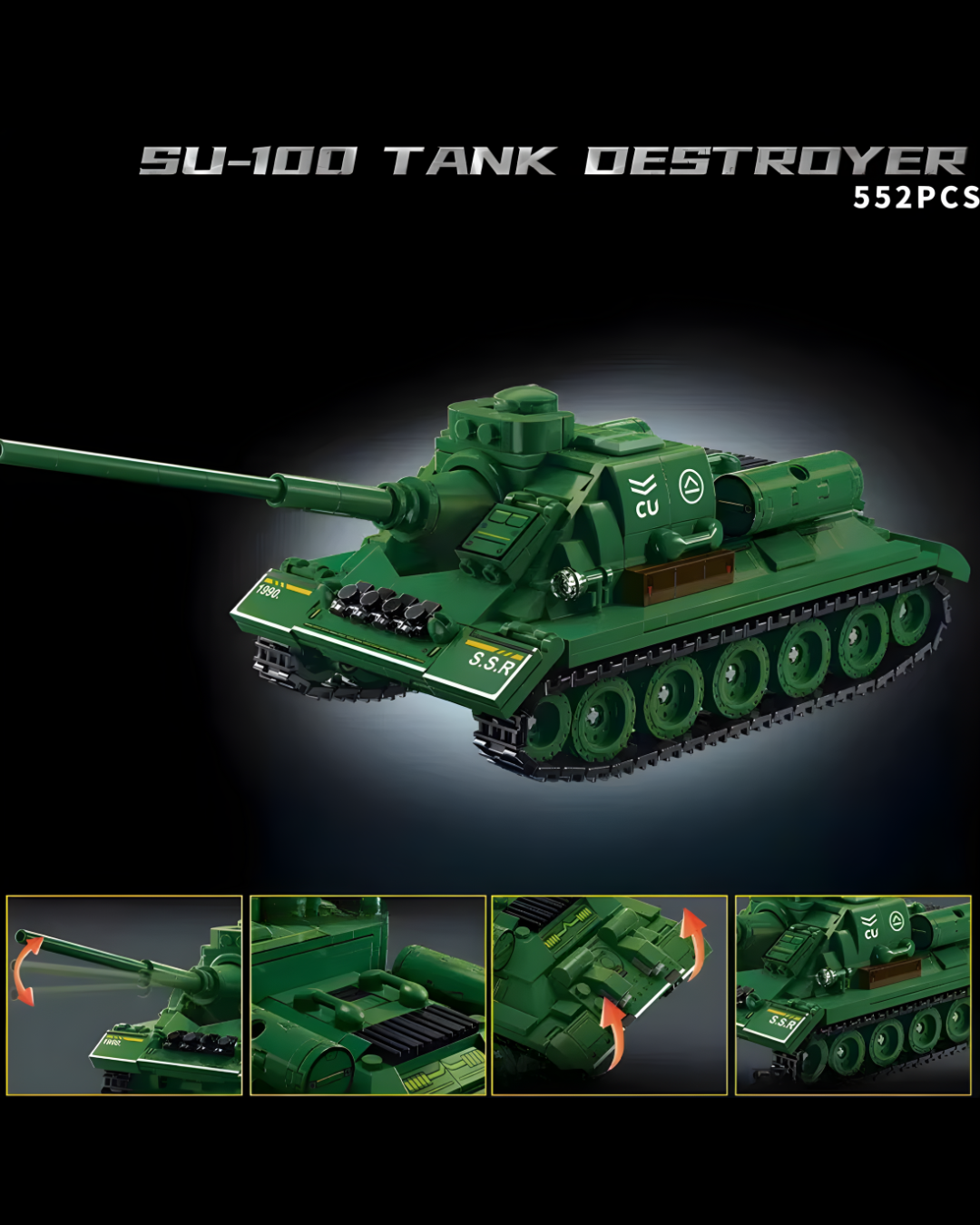 WWII Tank Model Building Set – Hands-On STEM for Focused Builders