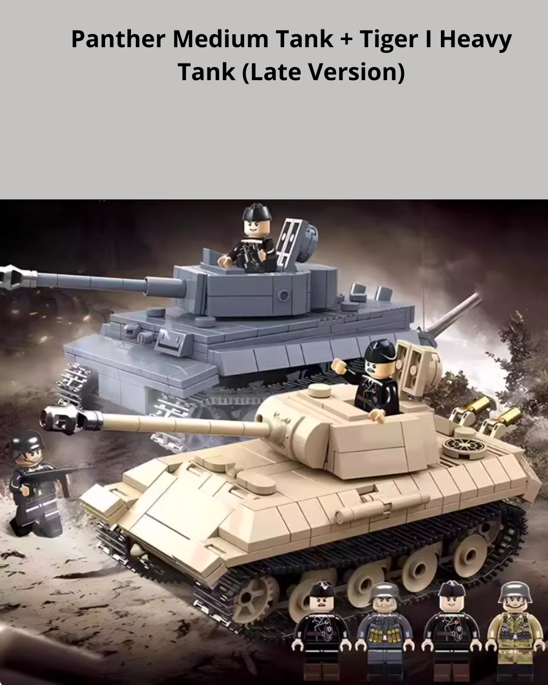 Hands-On WWII Tank Model Kit – Creative STEM Building for Teens & Adults