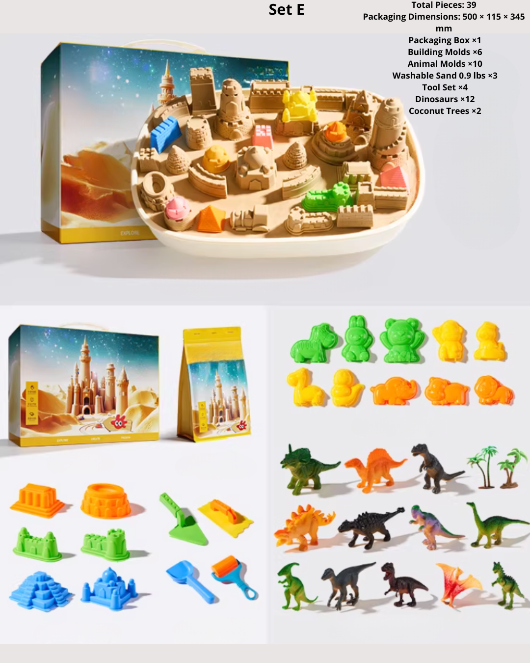 Floating Space Sand Playset – Reusable, Moldable Fun for Kids 3+