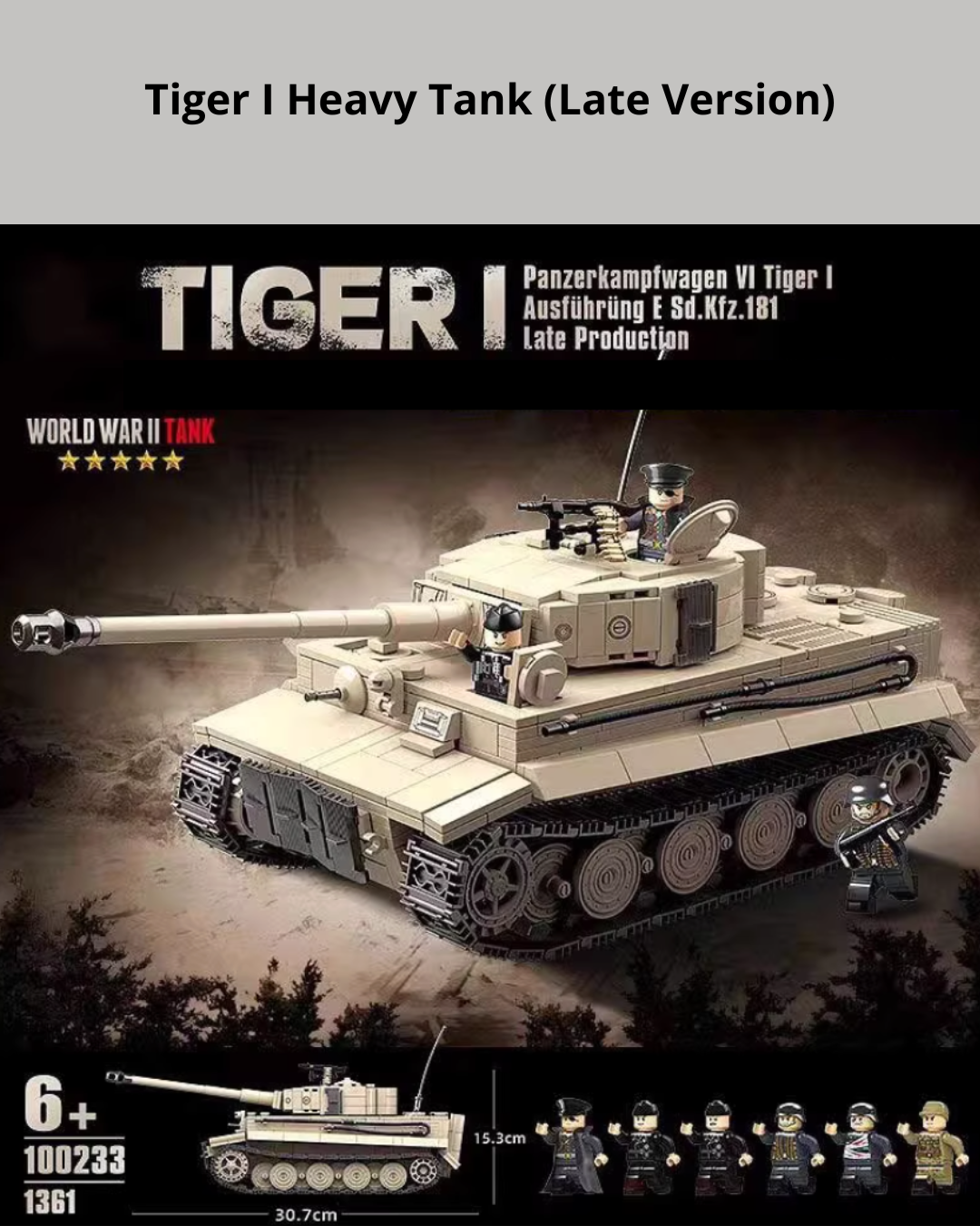 Hands-On WWII Tank Model Kit – Creative STEM Building for Teens & Adults