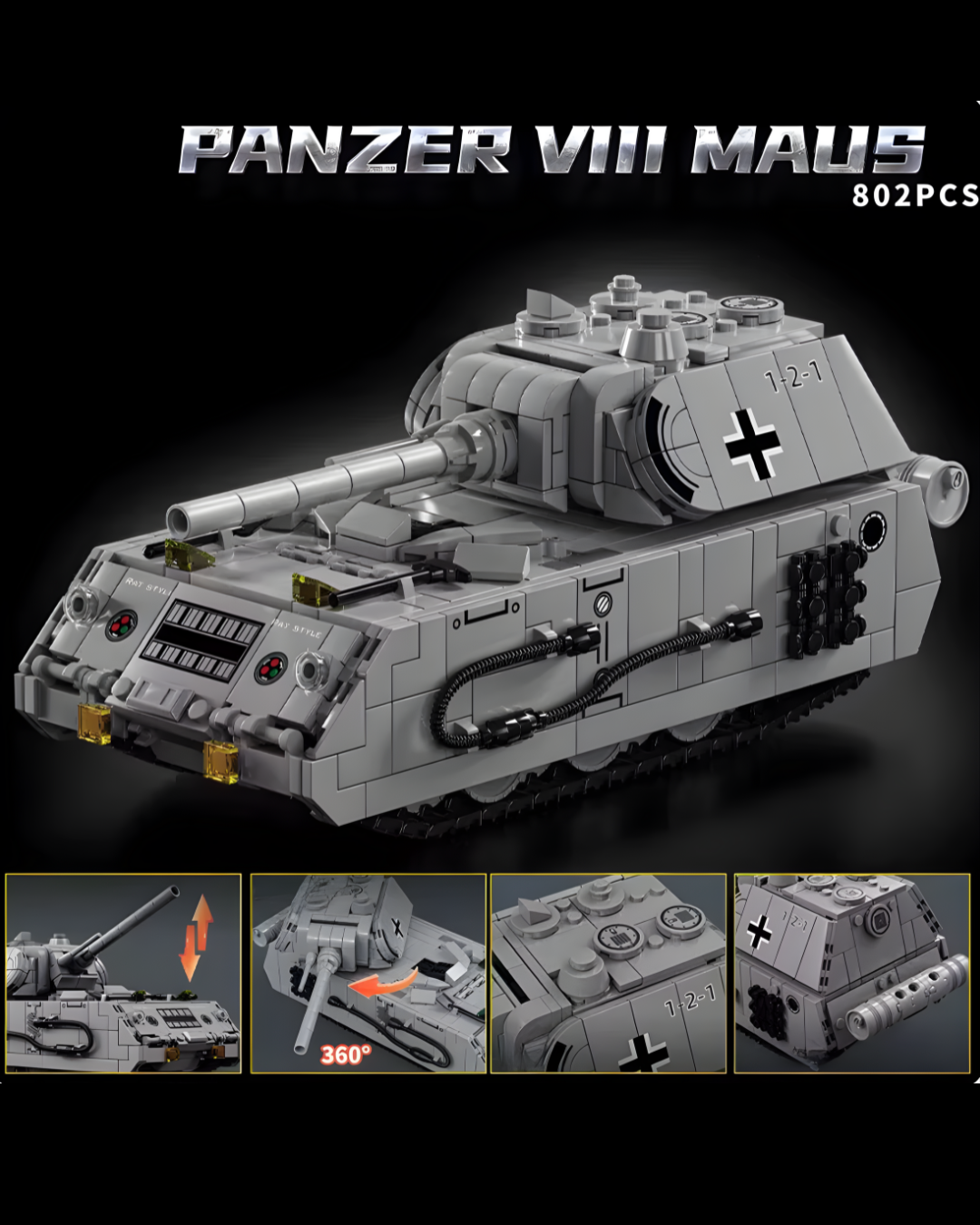 WWII Tank Model Building Set – Hands-On STEM for Focused Builders