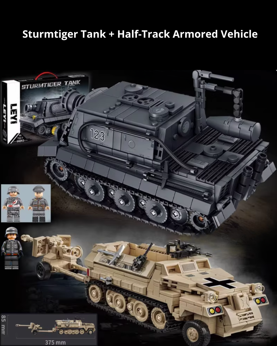 WWII Tank Model Building Set – Hands-On STEM for Focused Builders