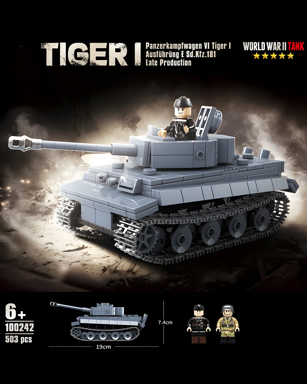 Hands-On WWII Tank Model Kit – Creative STEM Building for Teens & Adults