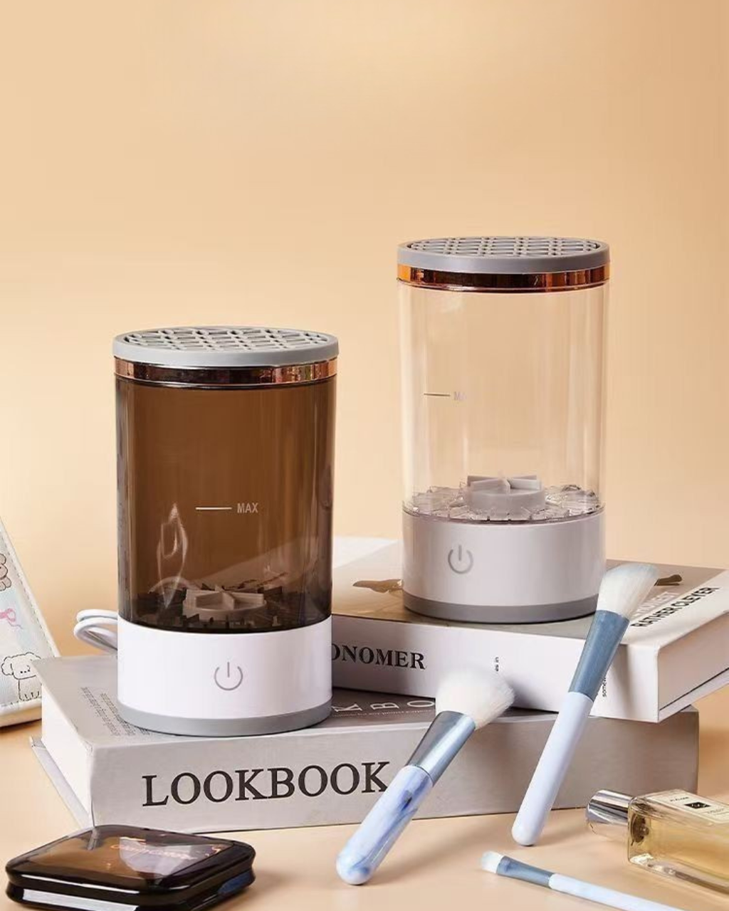 USB Makeup Brush Cleaner & Dryer – Quick, Travel-Friendly Beauty Tool