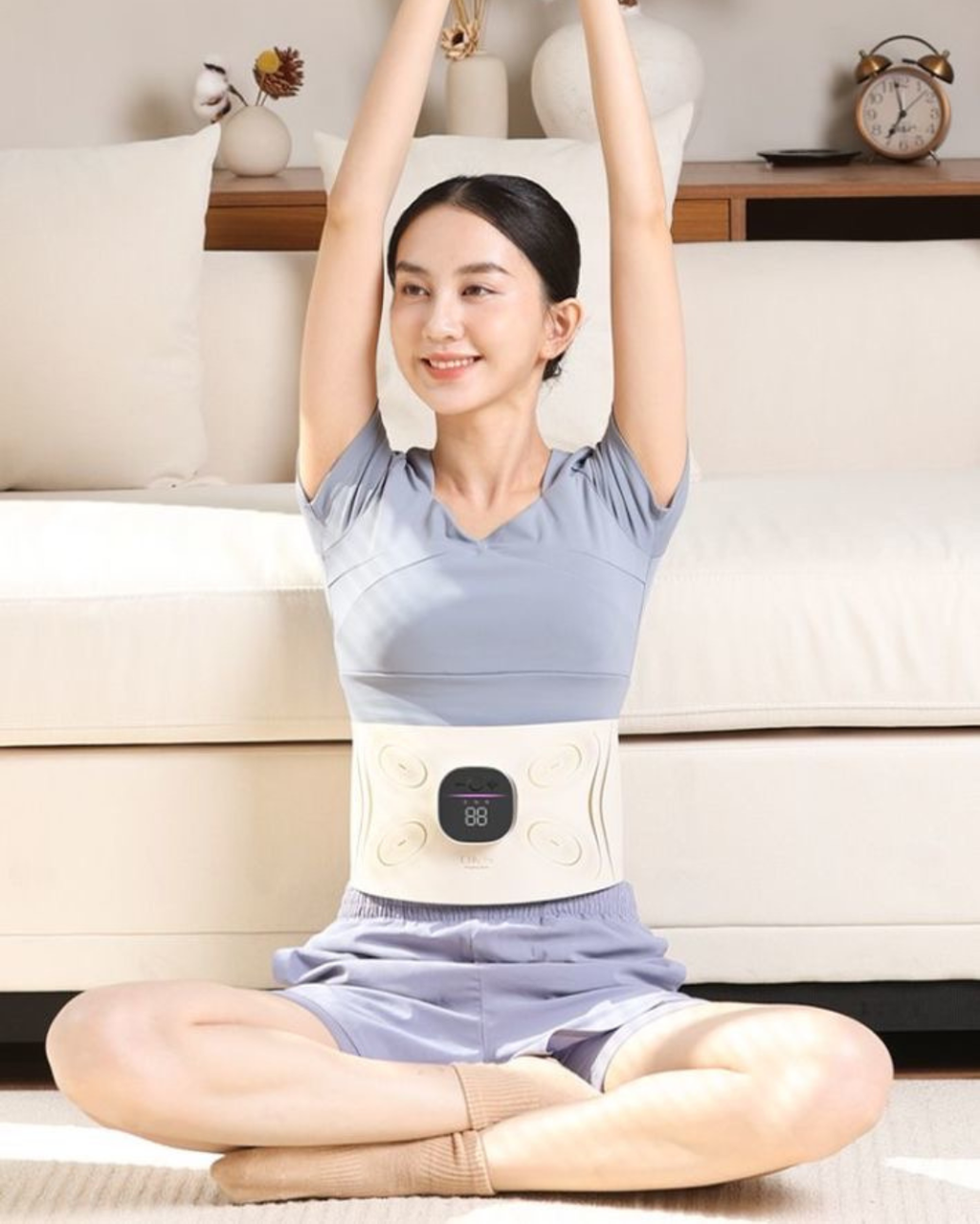 Slim & Comfortable EMS Waist Belt for Home, Work & Daily Use