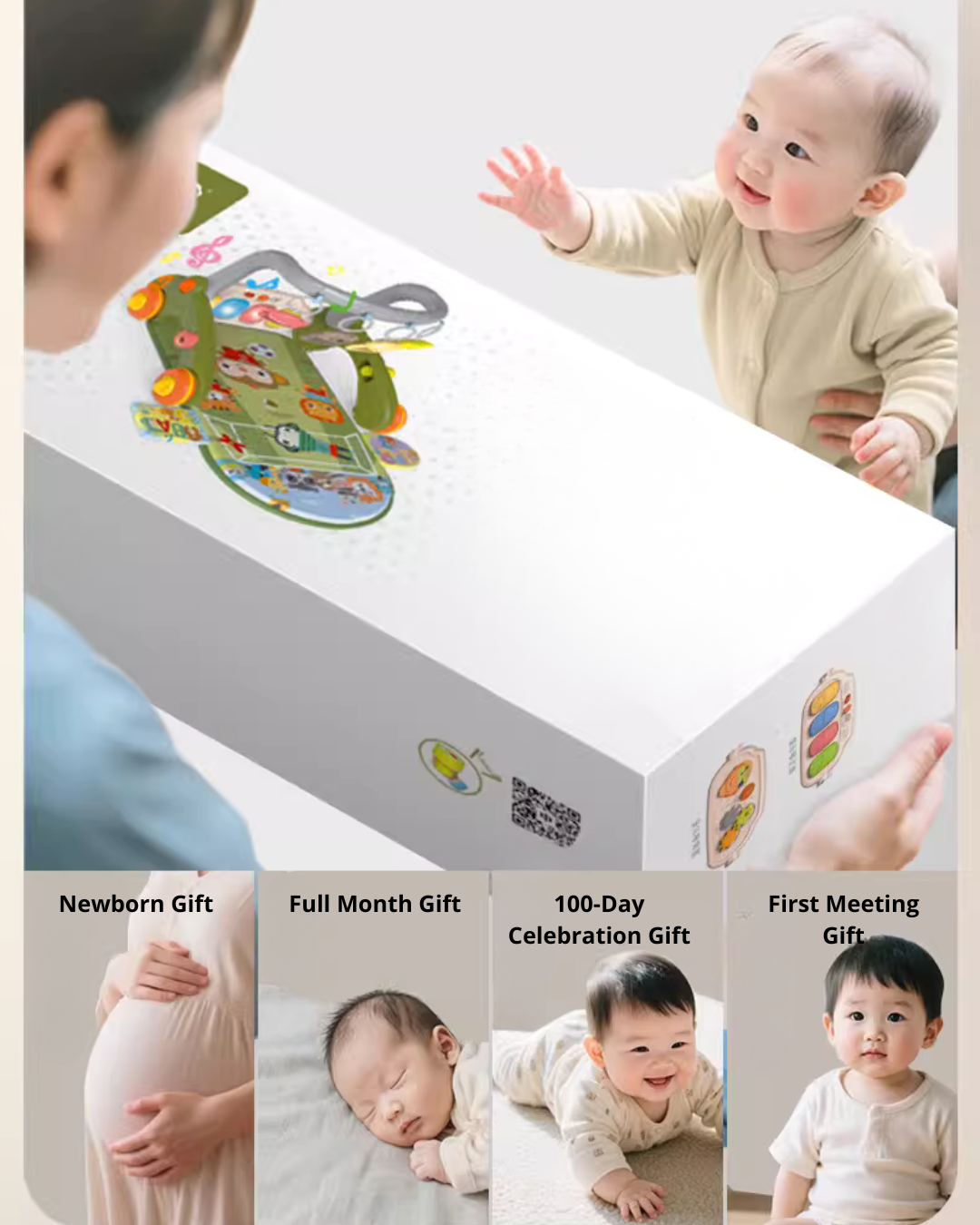 7-in-1 Multi-Function Baby Activity Gym & Walker for Infant Development