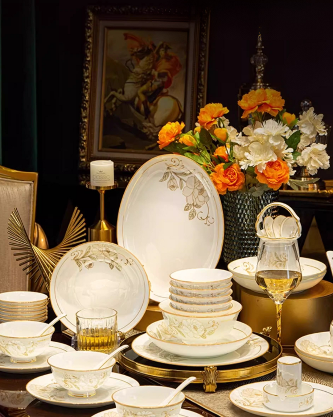 Jingdezhen Bone China Dinnerware Gift Set – Premium & Elegant Collection