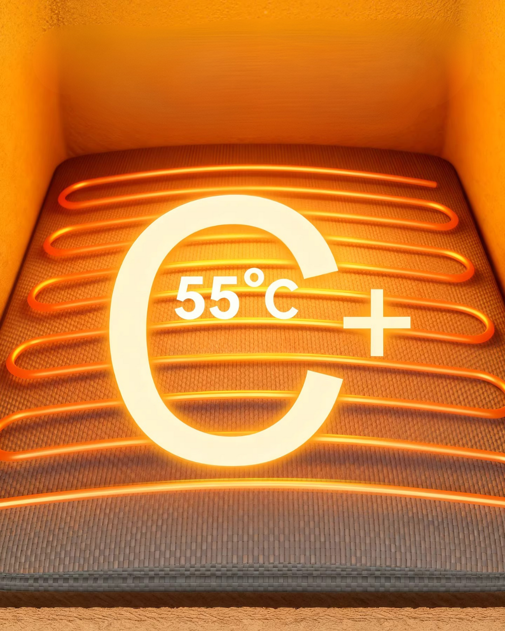 Heated Pet House Bed – 55°C Warmth, Soft Arctic Velvet, Anti-Slip