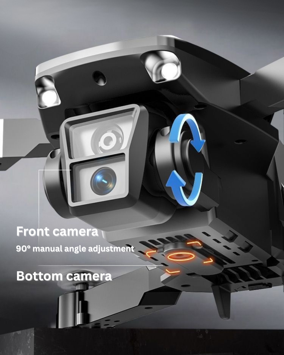 Beginner-Friendly 8K HD Dual Camera Drone with Optical Flow Hover & Live FPV