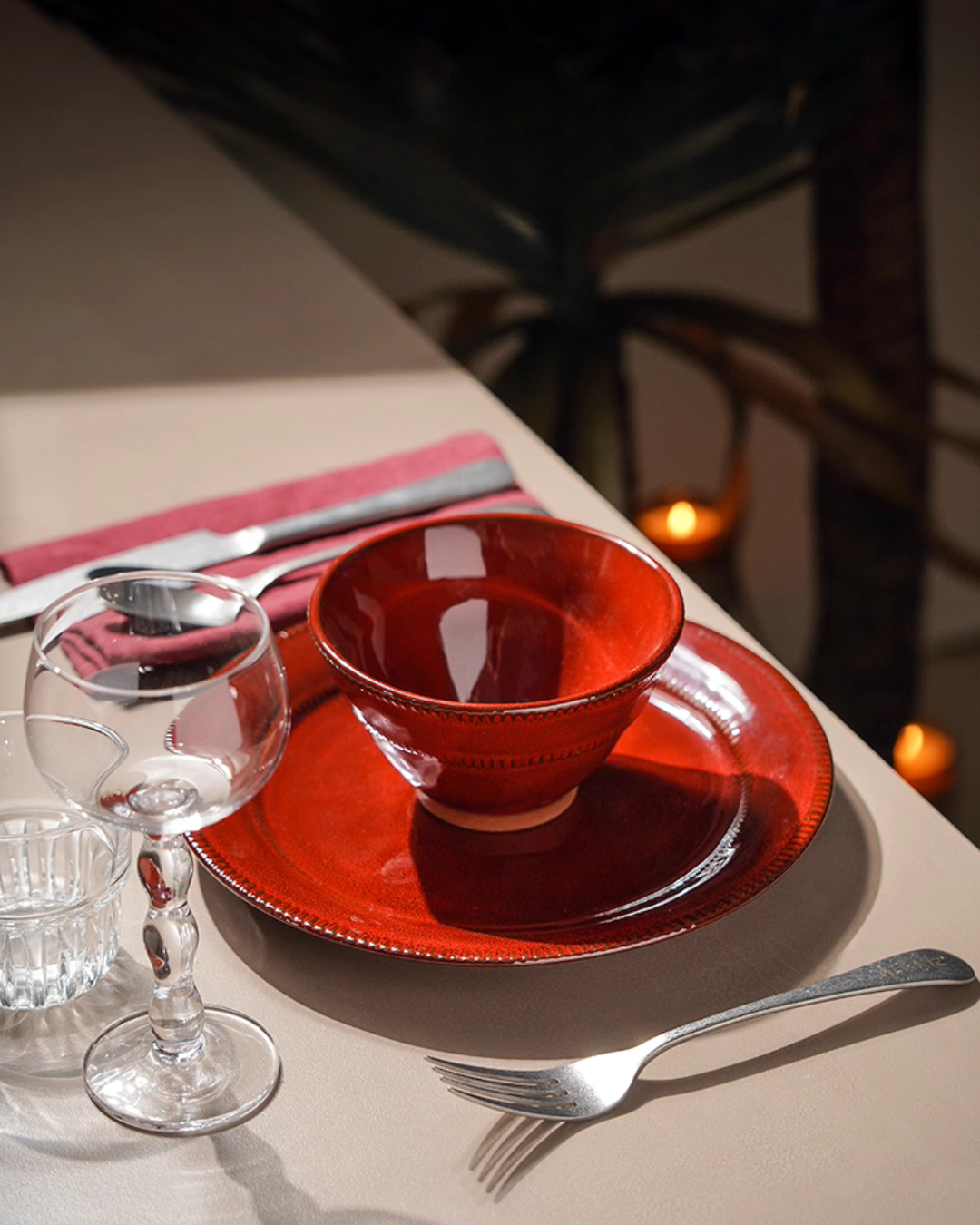 Hidden Series Porcelain Dinnerware Set – Retro Design for Everyday Use