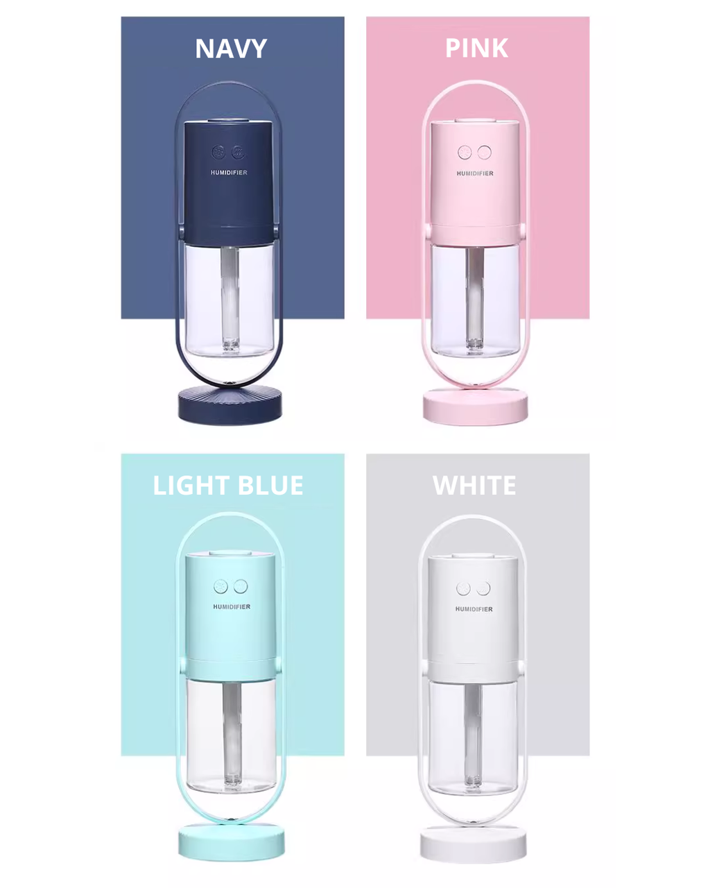 MagicGlow Nano Humidifier with Multicolor LED — Calm & Cozy Spaces