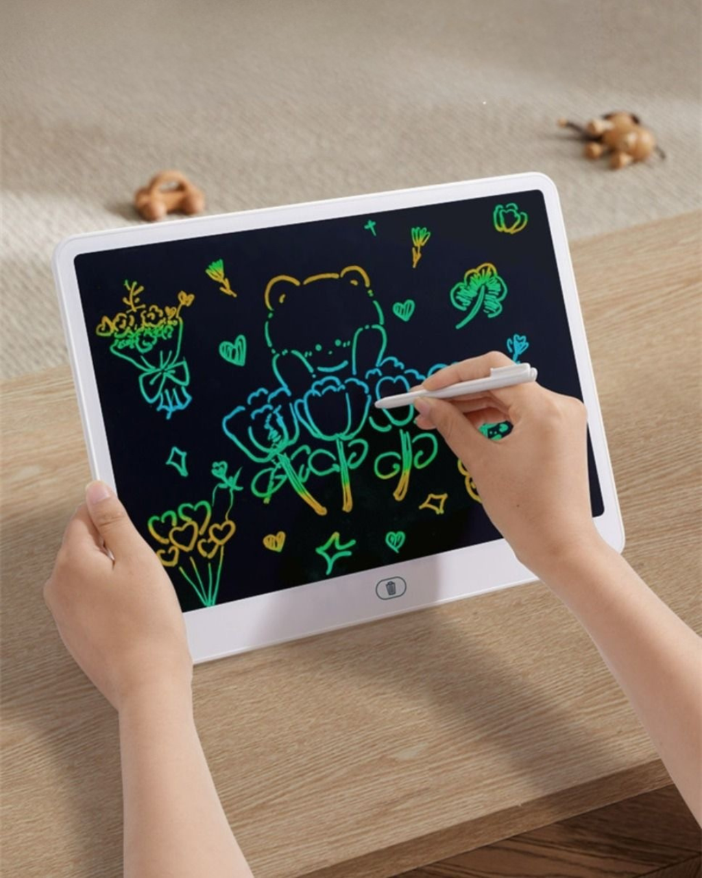 Large 16" Kids LCD Drawing & Writing Tablet – Safe & Mess-Free
