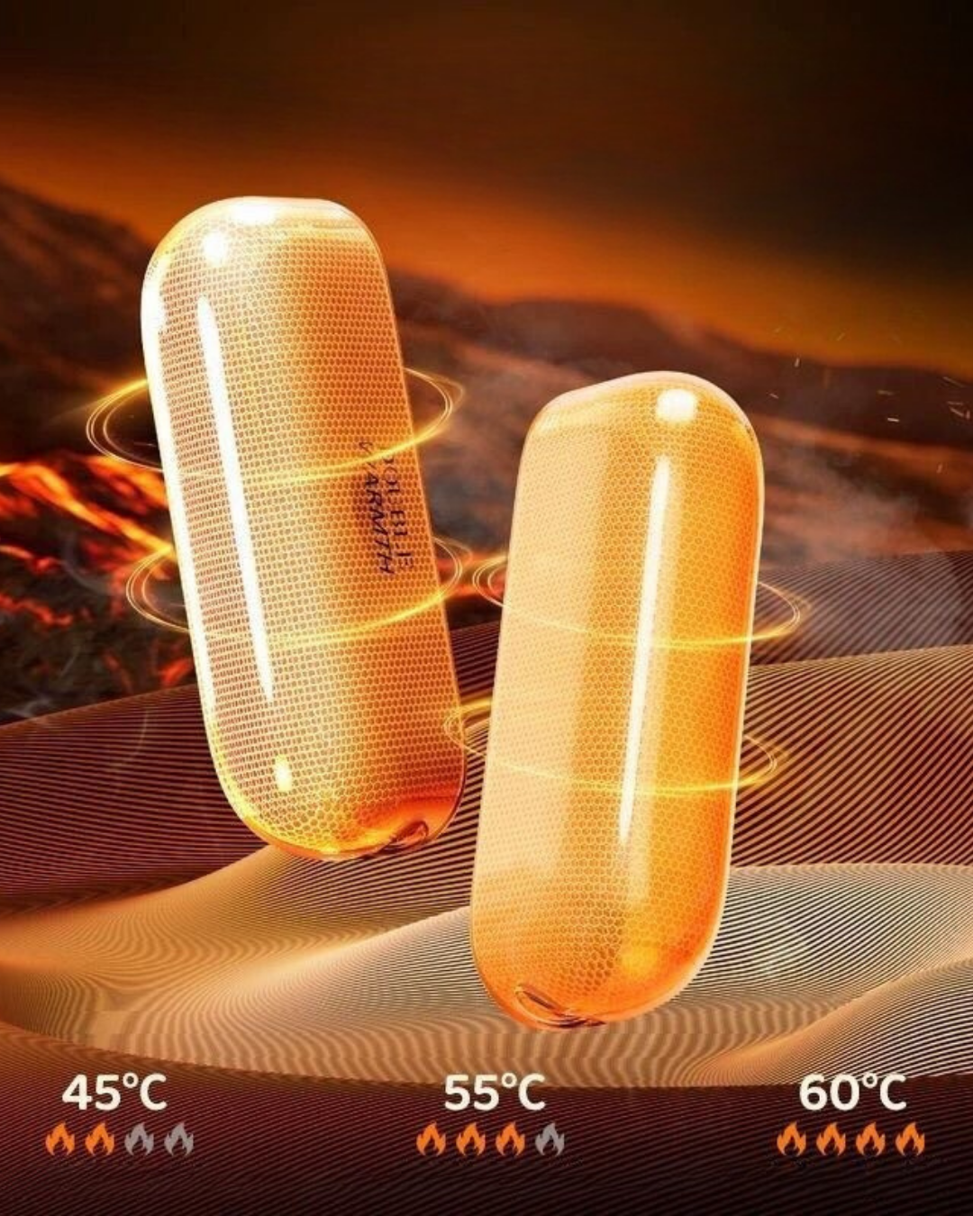 Split Magnetic Hand Warmer – Fast Heating & Long-Lasting Battery