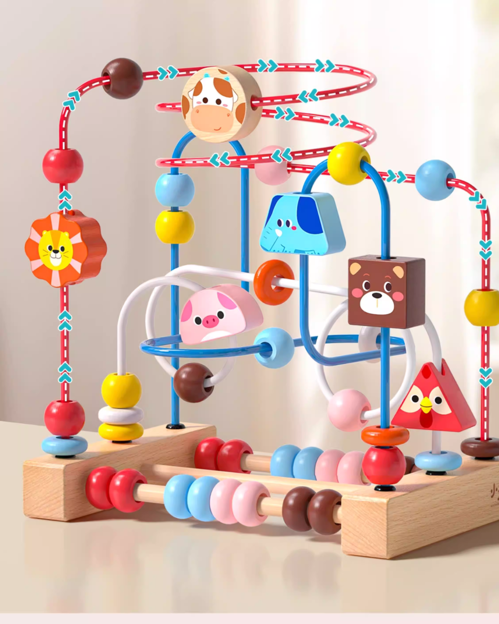 Early Learning Baby Bead Maze – Interactive Toy for Toddlers 10+ Months