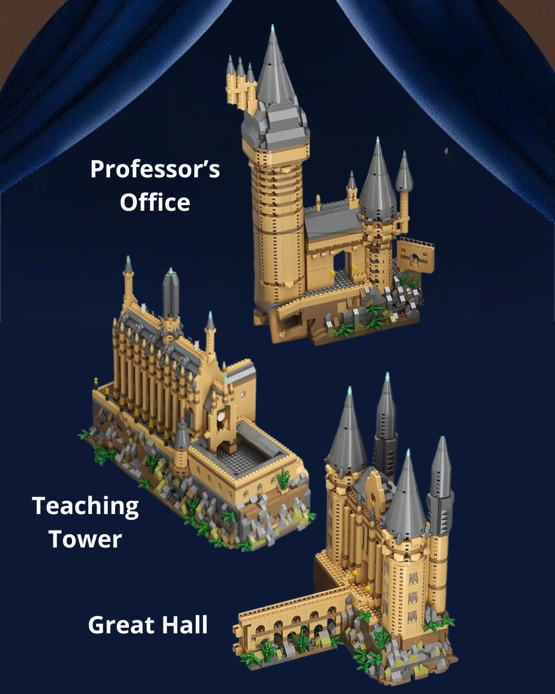 Hogwarts Castle Building Blocks Set – Harry Potter Construction Toy