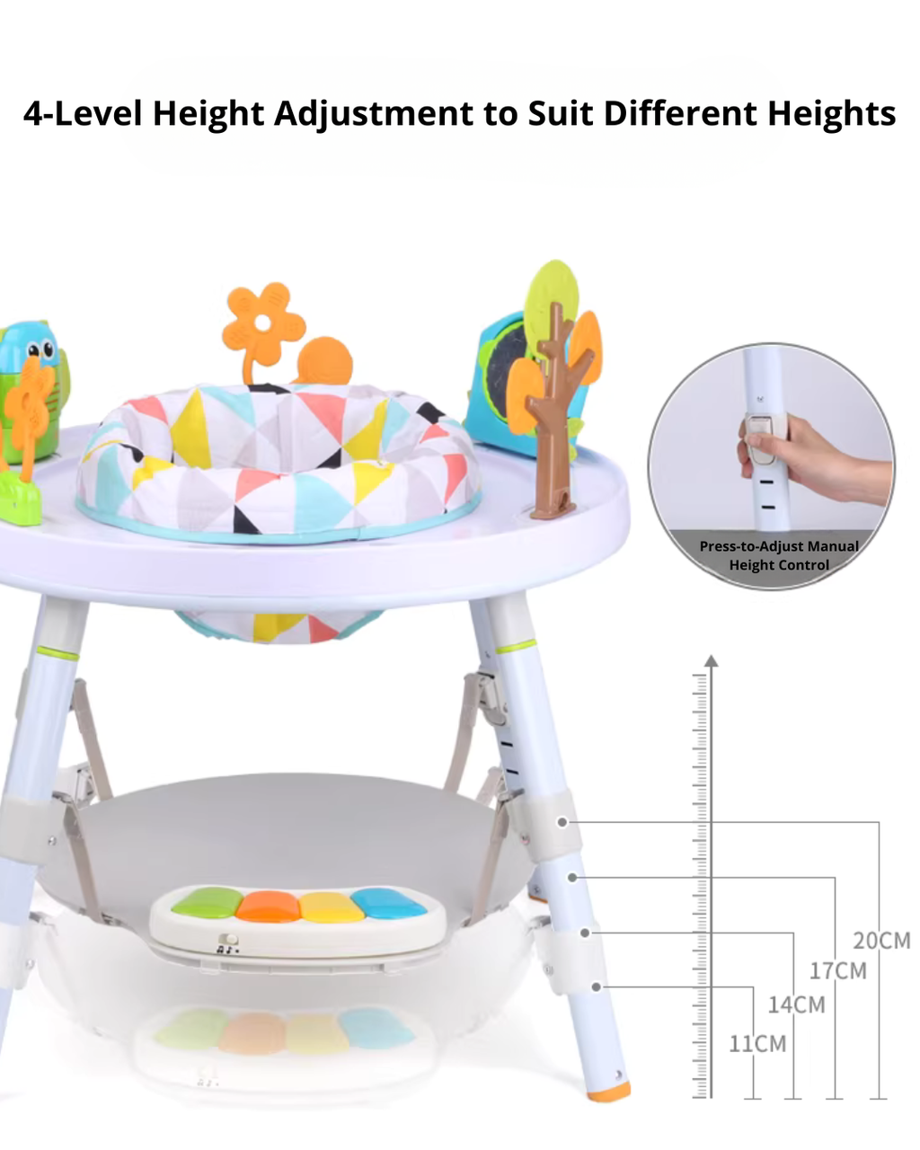 Early Learning Jumper Chair & Activity Center with Music & Toys