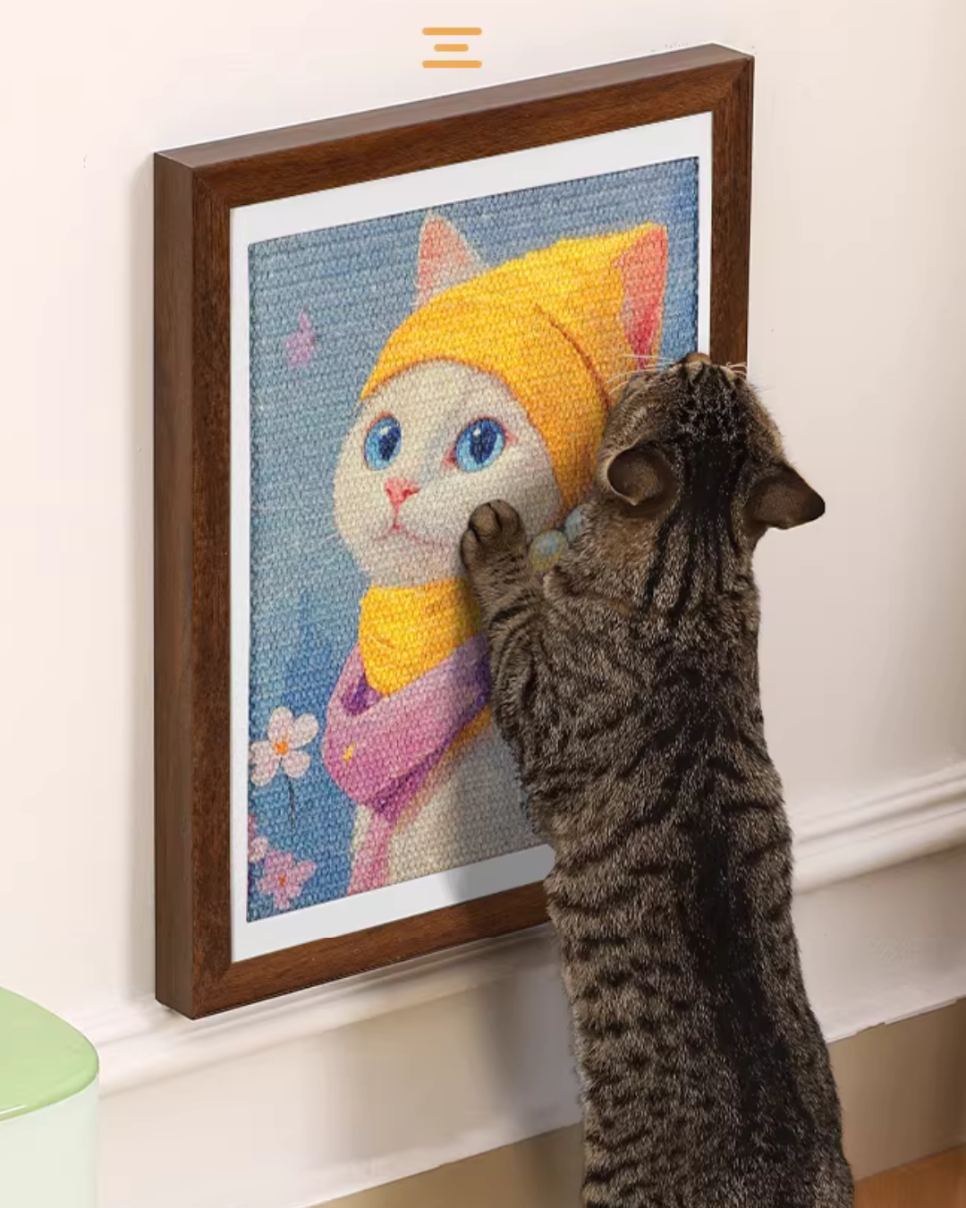 Wall-Mounted Cat Scratching Board to Protect Furniture