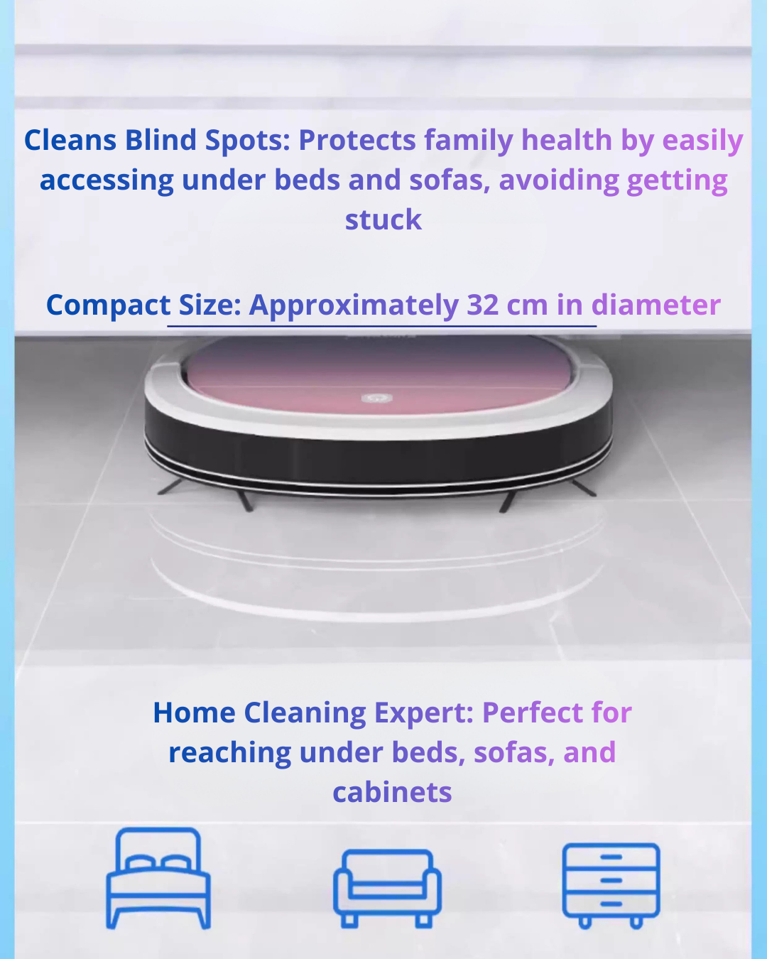 K196 Smart Robot Vacuum & Mop for Modern Homes