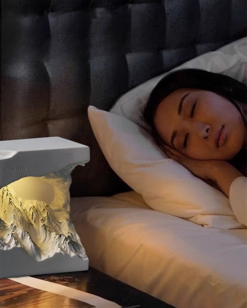 Snow Mountain Aroma Diffuser Night Lamp
