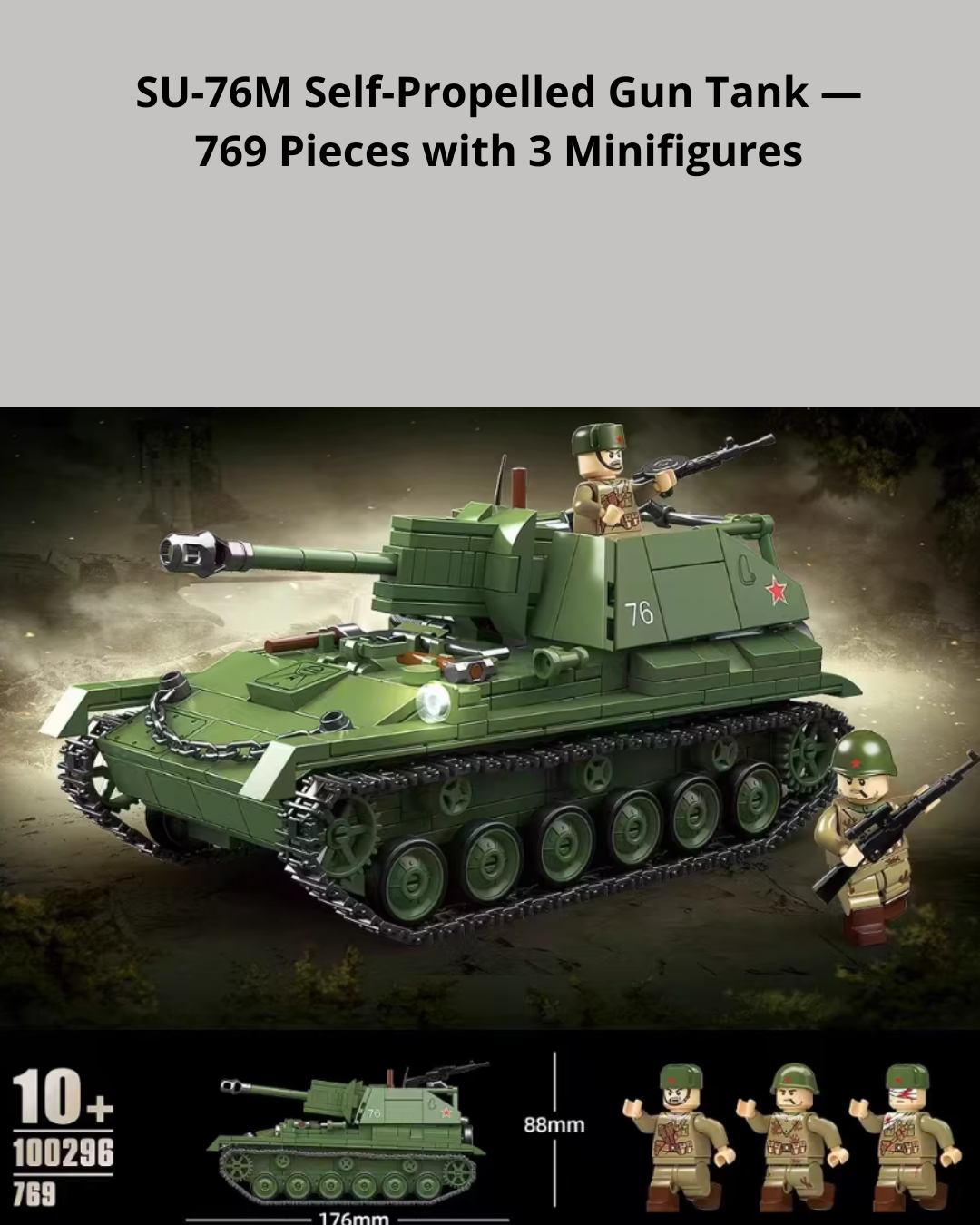 Hands-On WWII Tank Model Kit – Creative STEM Building for Teens & Adults