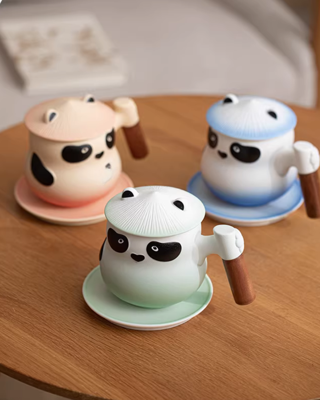 Panda Hero Tea & Coffee Cup Set for Calm Daily Moments
