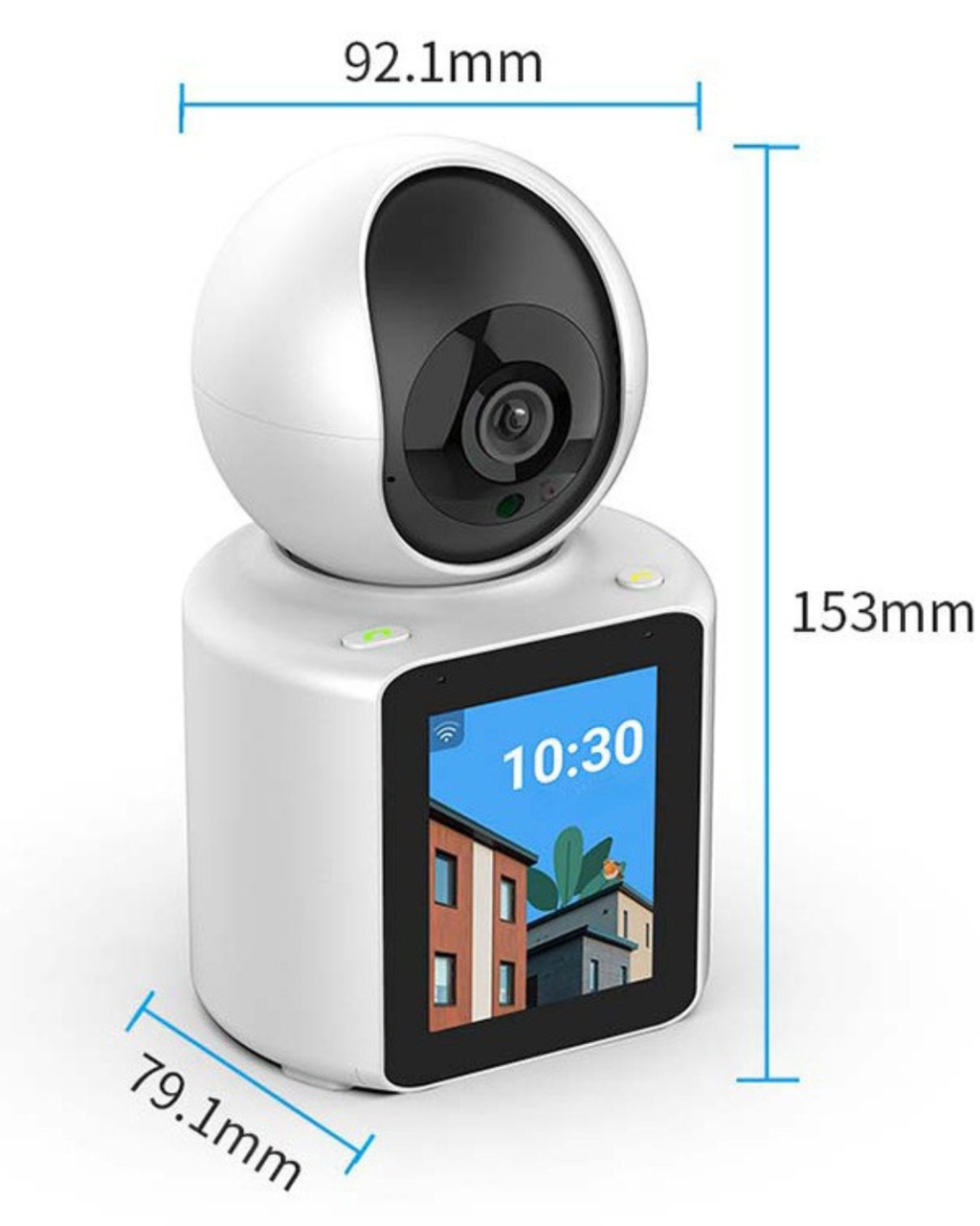 AI Smart 360° PTZ Video Call Camera – 2.5K HD & Human Detection